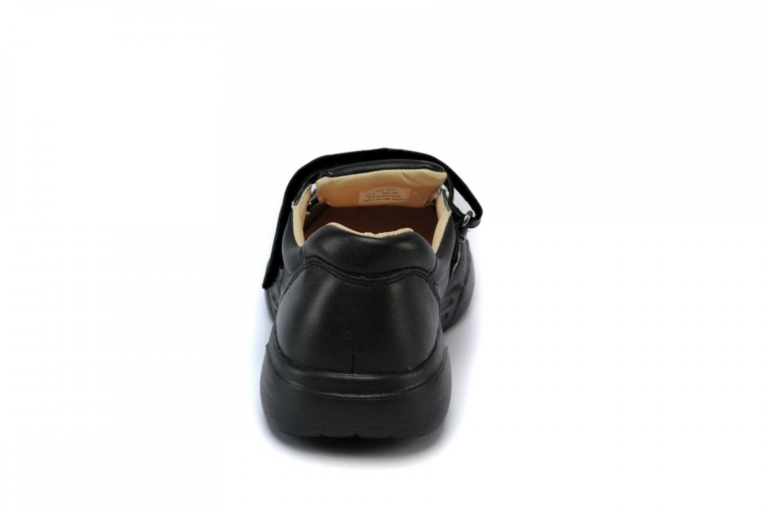 Mt. Emey 9212 - Women's Orthopedic Closed-toe Leather Sandal - Black Back