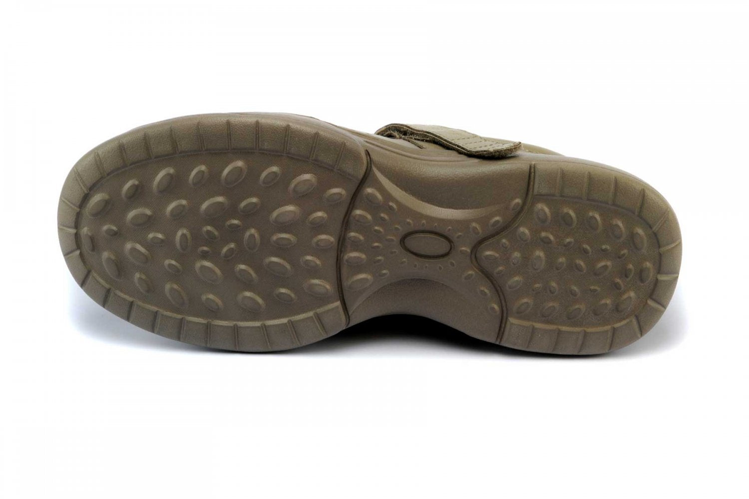 Mt. Emey 9212 - Women's Orthopedic Closed-toe Leather Sandal - Taupe Bottom