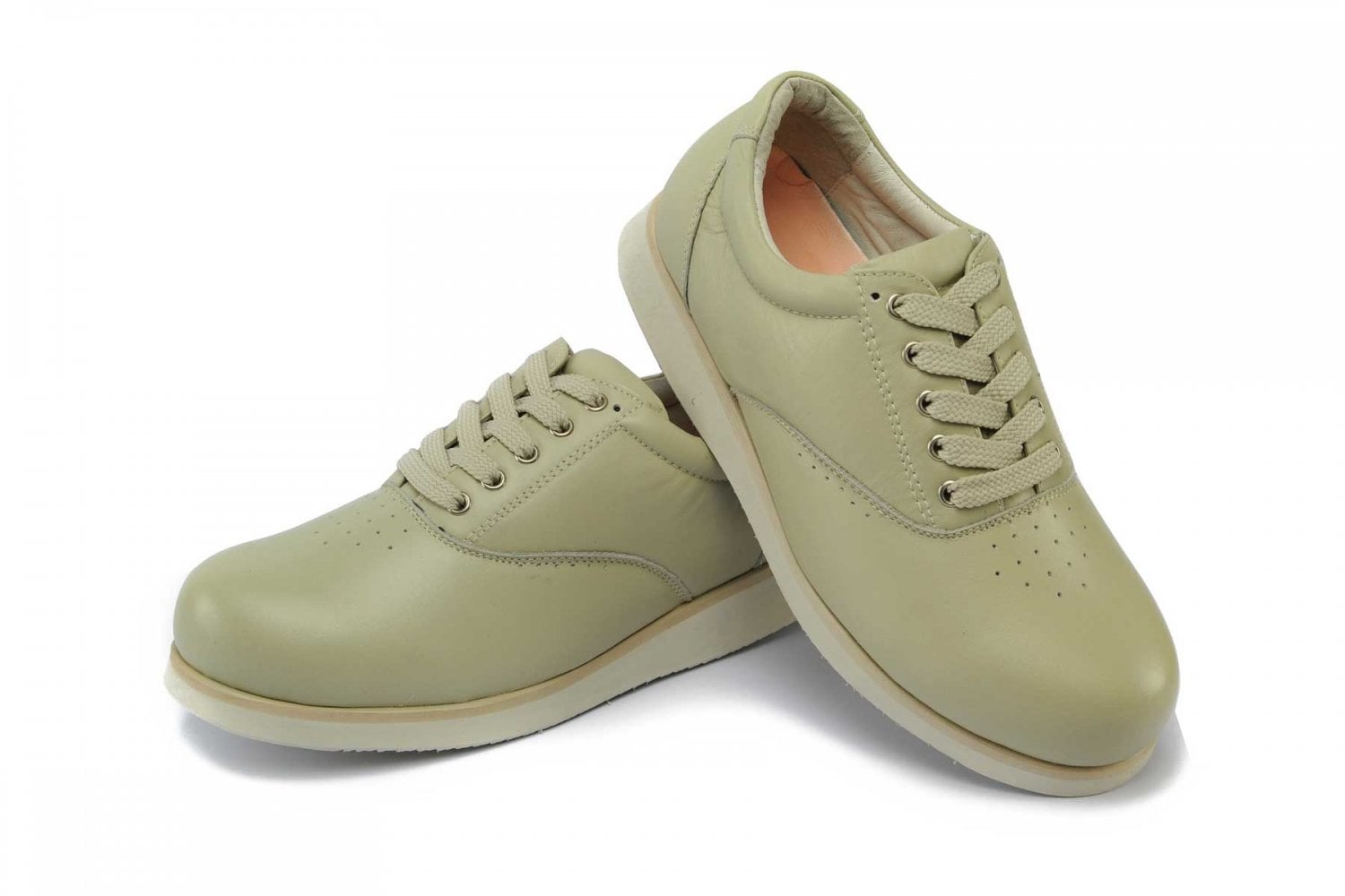 Mt. Emey 9302 - Womens Comfort Shoe - up to 7E - Beige Pair / Top