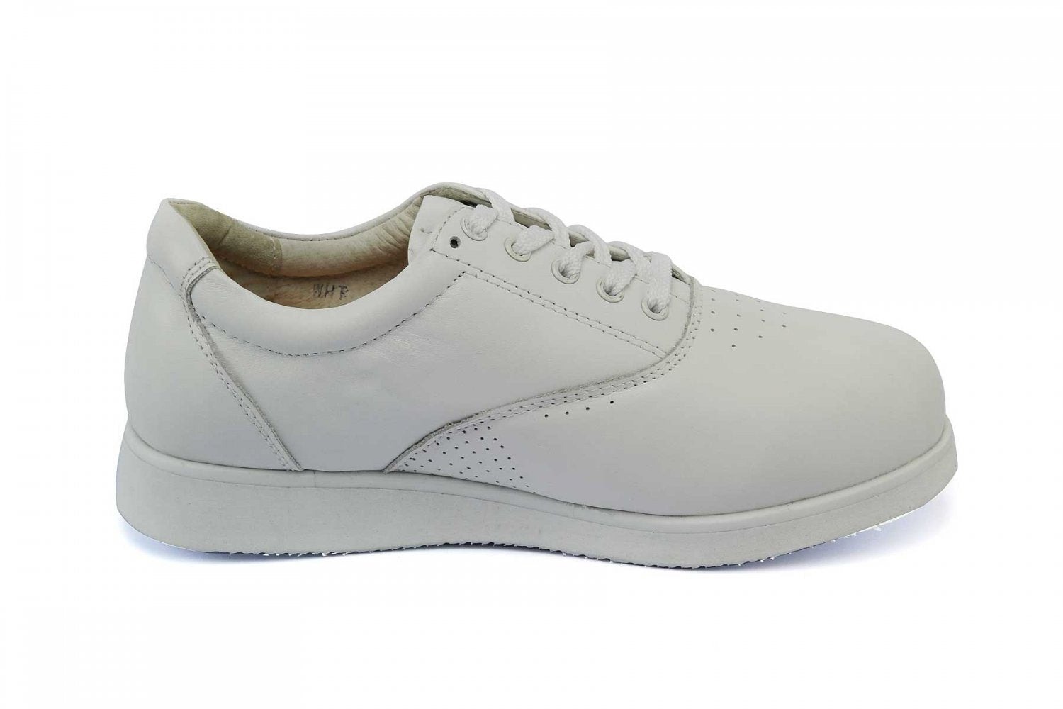Mt. Emey 9302 - Womens Comfort Shoe - up to 7E - White Side