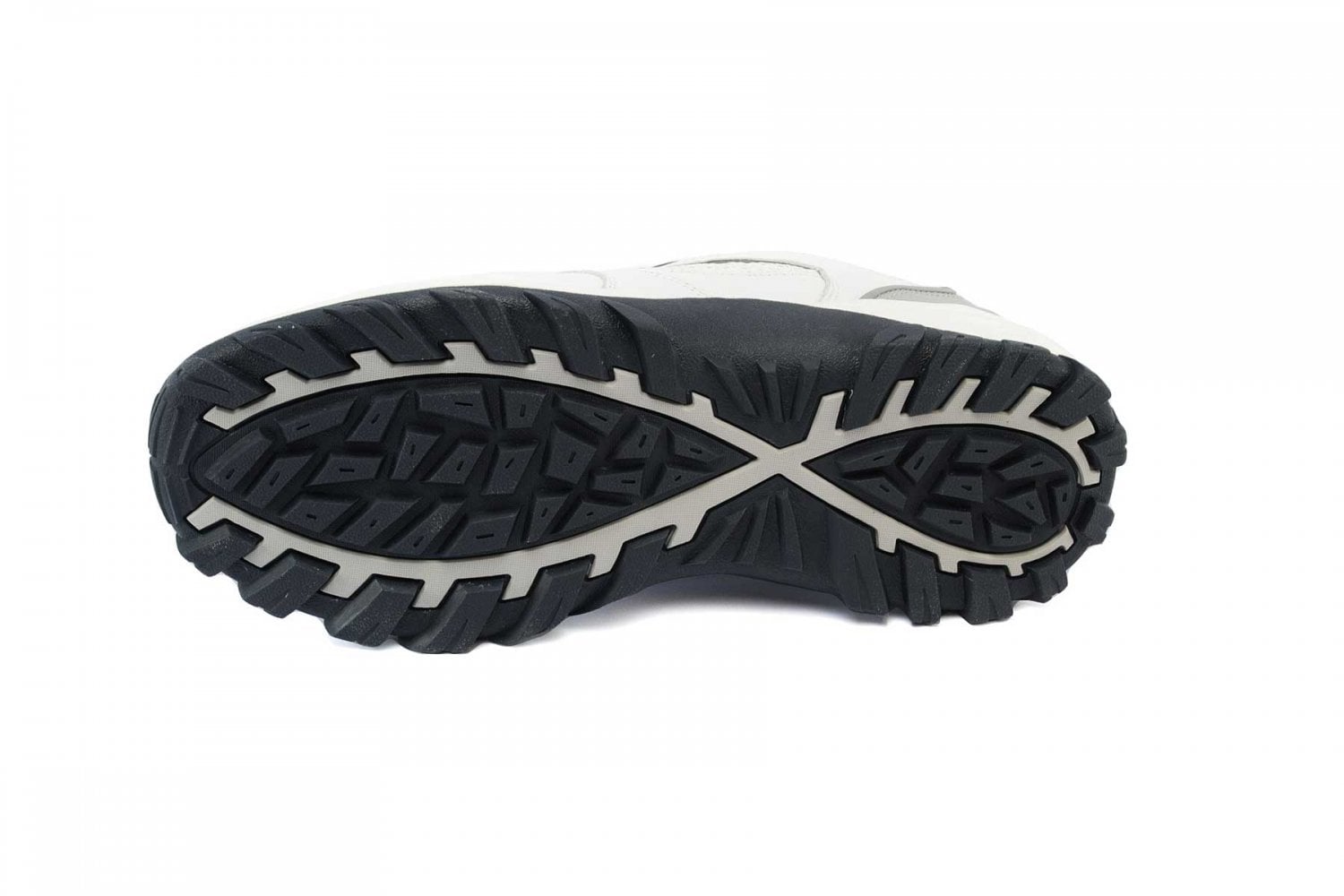 Mt. Emey 9702-L - Men's Explorer I Lace-up Walking Shoes - White/Black Bottom