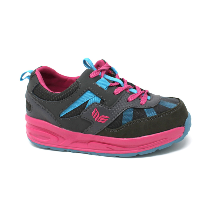 Mt. Emey MT16 - Kids Extra-depth Athletic Walking Shoes with Laces - Pink