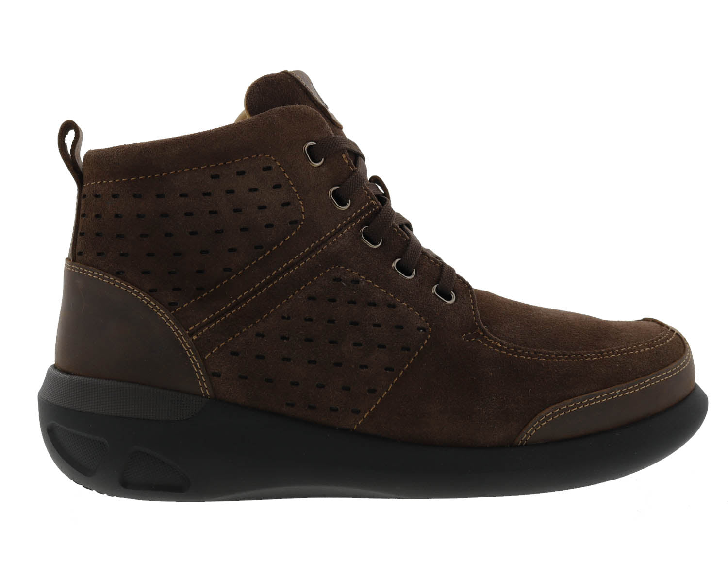 Drew Murphy Men's Ankle Boot - Dark Brown Leather - Outside View