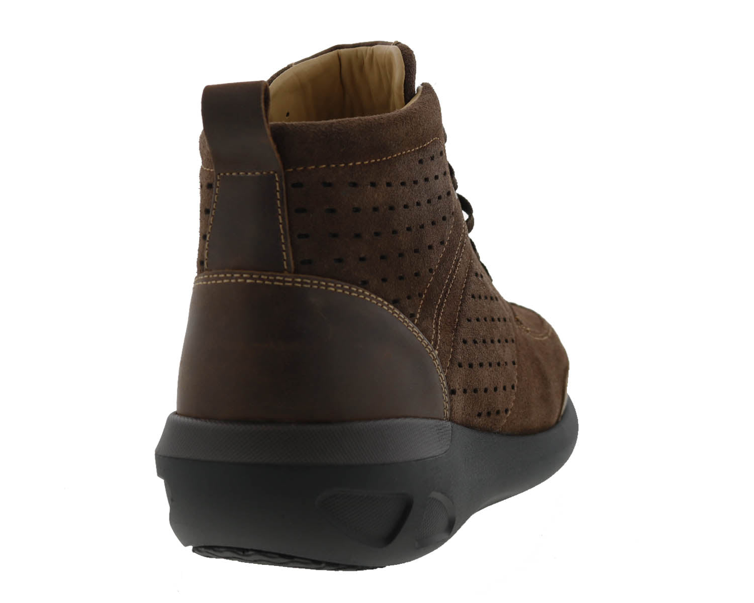 Drew Murphy Men's Ankle Boot - Dark Brown Leather - Back View