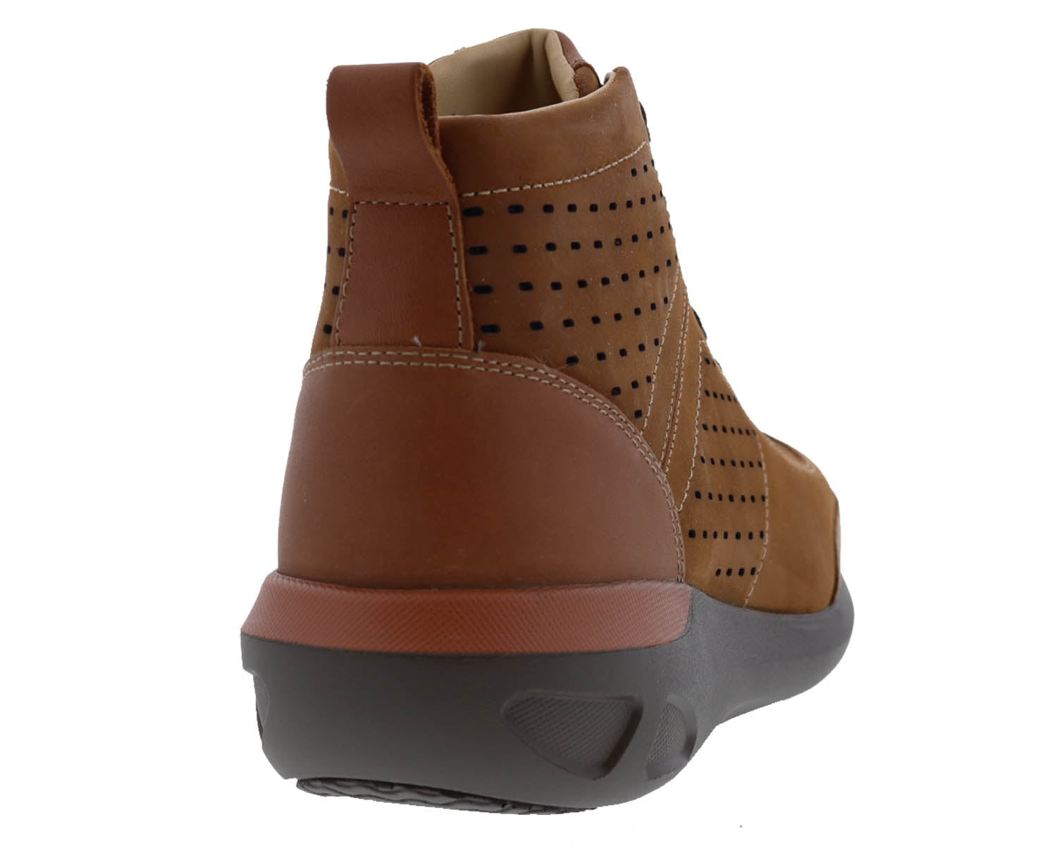 Drew Murphy Men's Ankle Boot - Dark Brown Leather - Back View