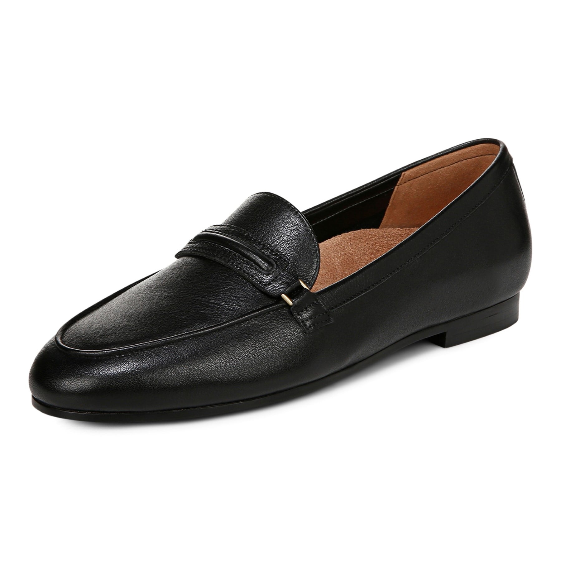 Vionic Newport Women's Orthotic Loafer Casual Shoe - Black - Left angle