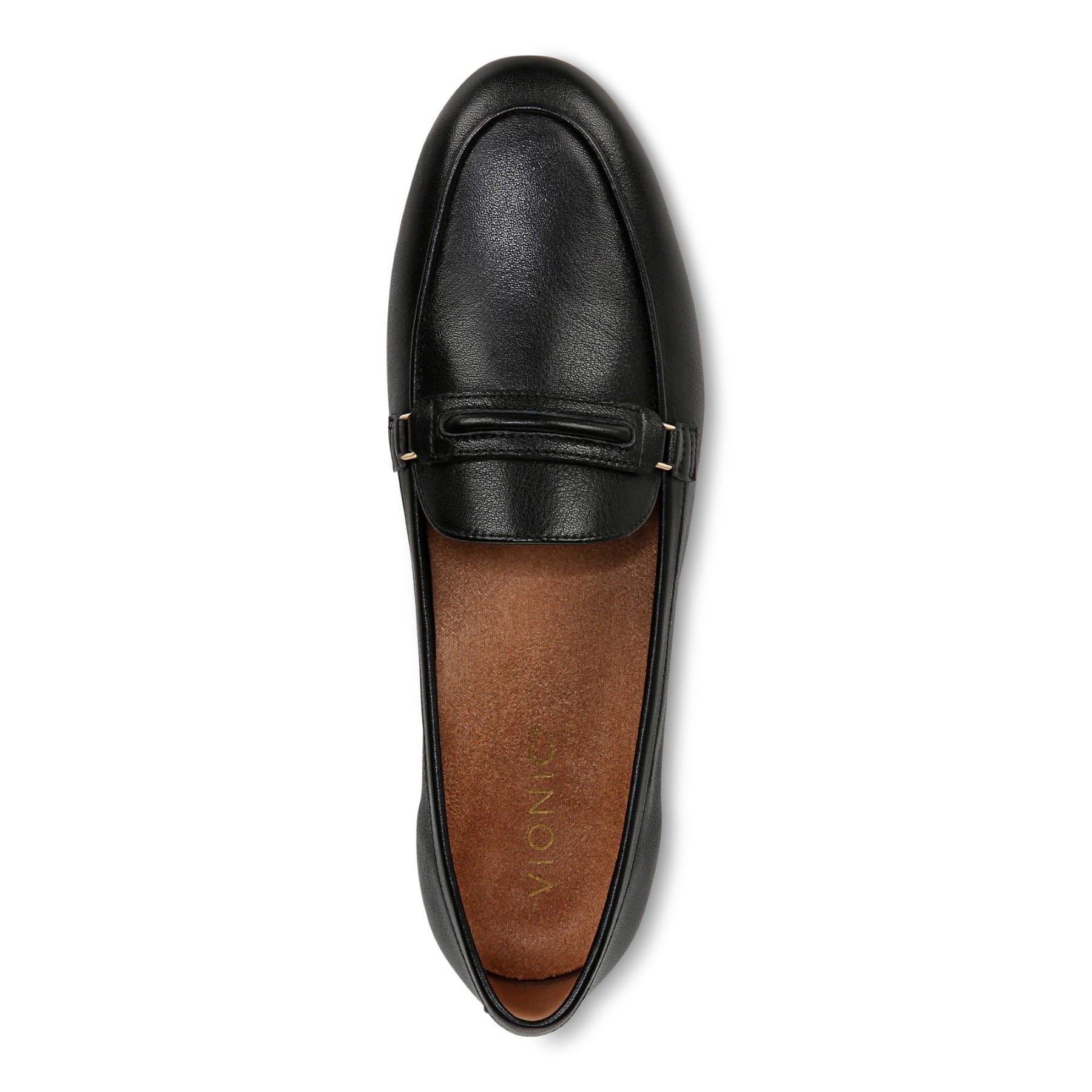 Vionic Newport Women's Orthotic Loafer Casual Shoe - Black - Top