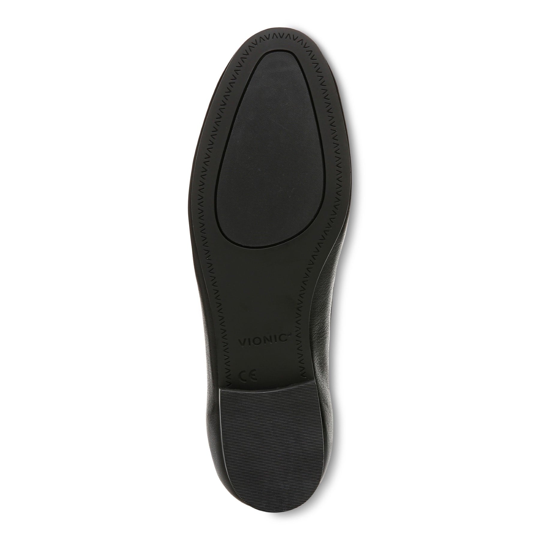 Vionic Newport Women's Orthotic Loafer Casual Shoe - Black - Bottom