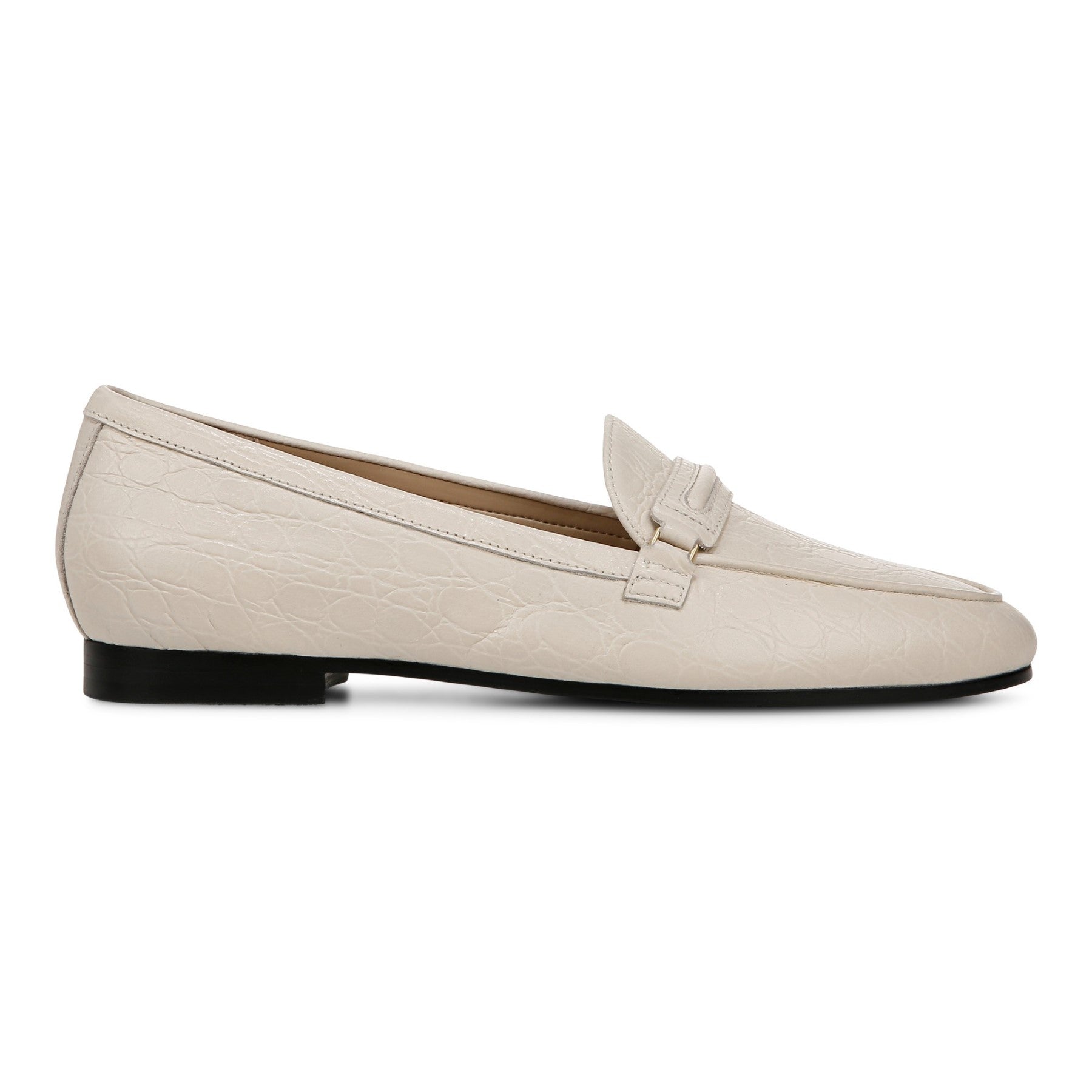 Vionic Newport Women's Orthotic Loafer Casual Shoe - Cream - Right side