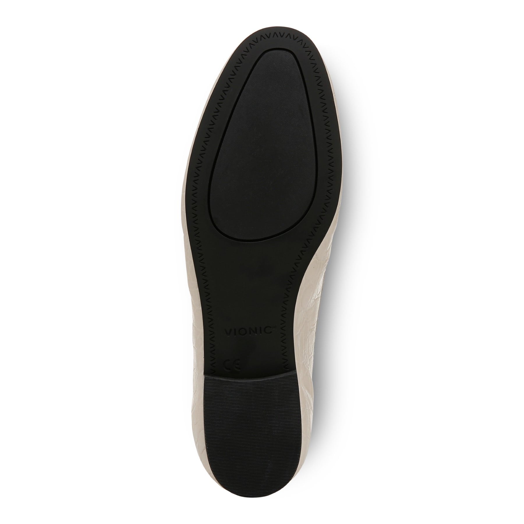 Vionic Newport Women's Orthotic Loafer Casual Shoe - Cream - Bottom