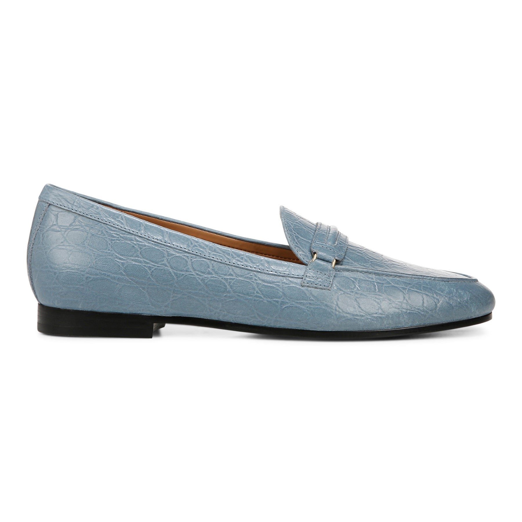 Vionic Newport Women's Orthotic Loafer Casual Shoe - Vintage Blue Haze - Right side