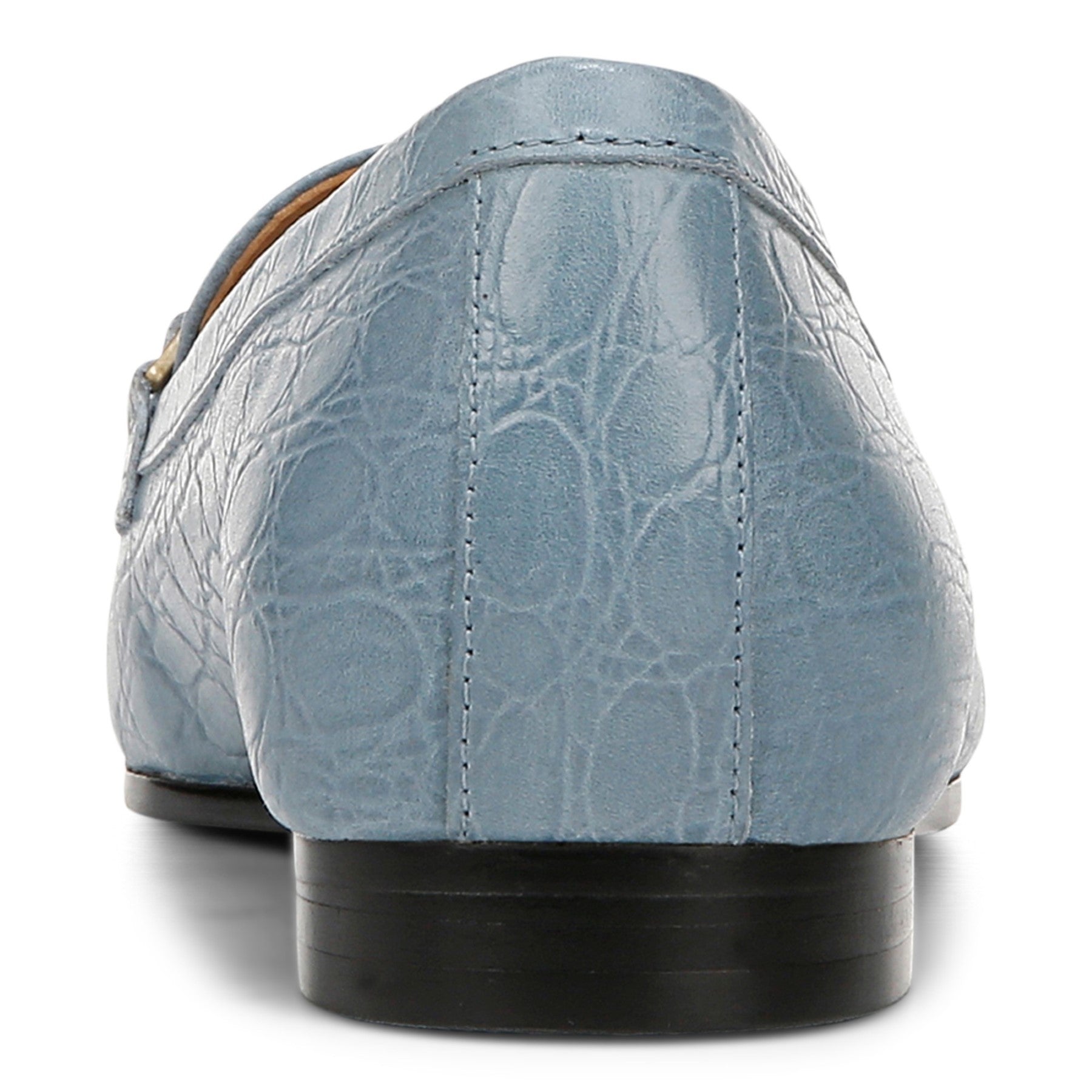 Vionic Newport Women's Orthotic Loafer Casual Shoe - Vintage Blue Haze - Back