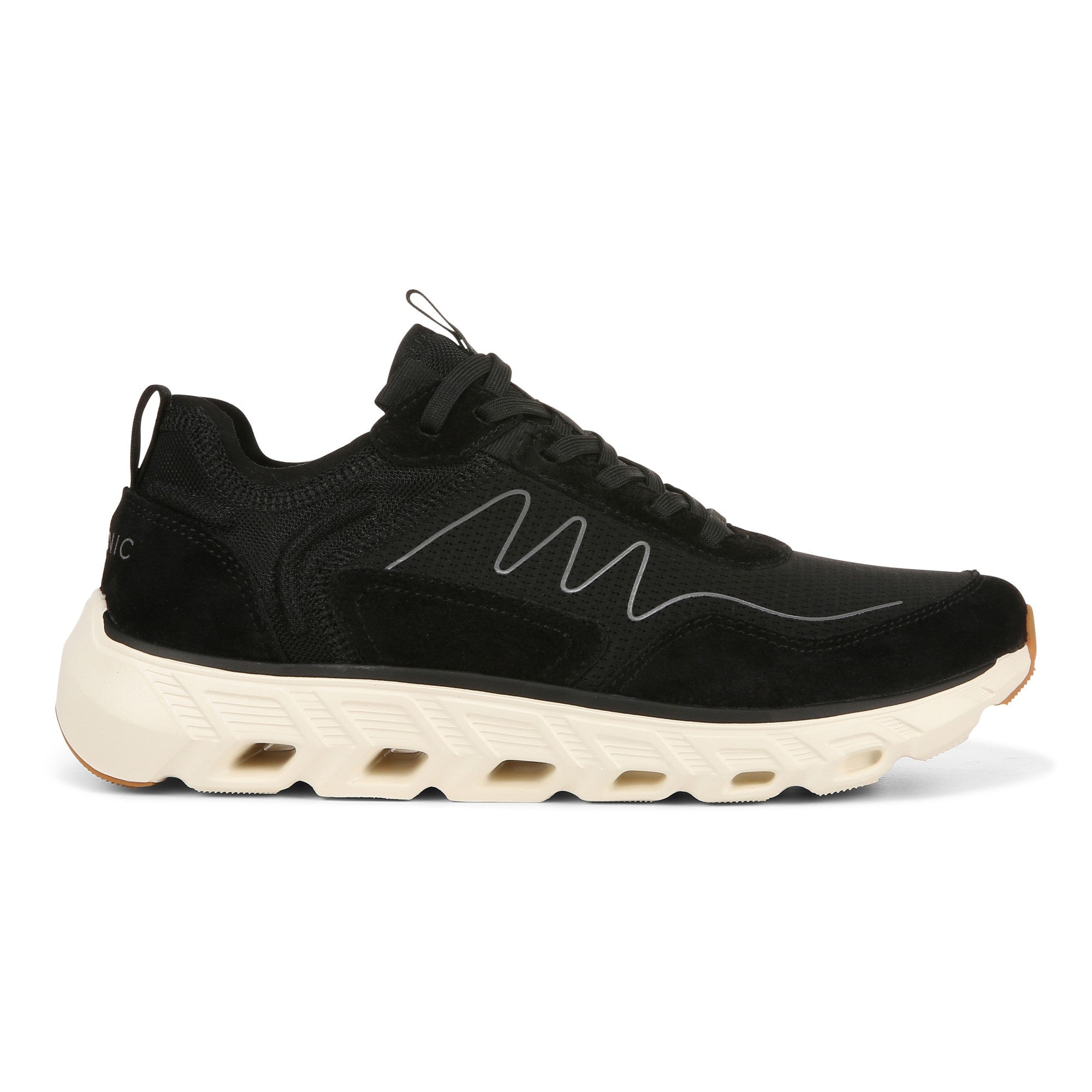 Vionic Nimble Womens Oxford/Lace Up Lifestyl - Black Mesh Sde - Right side