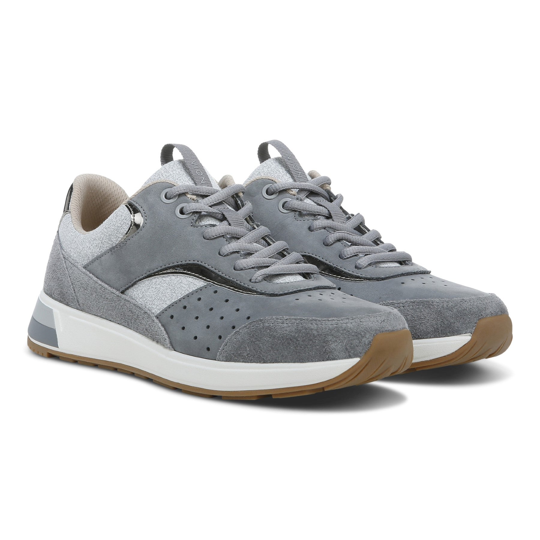 Vionic Nova Womens Oxford/Lace Up Casual - Vapor/Charcoal - Pair