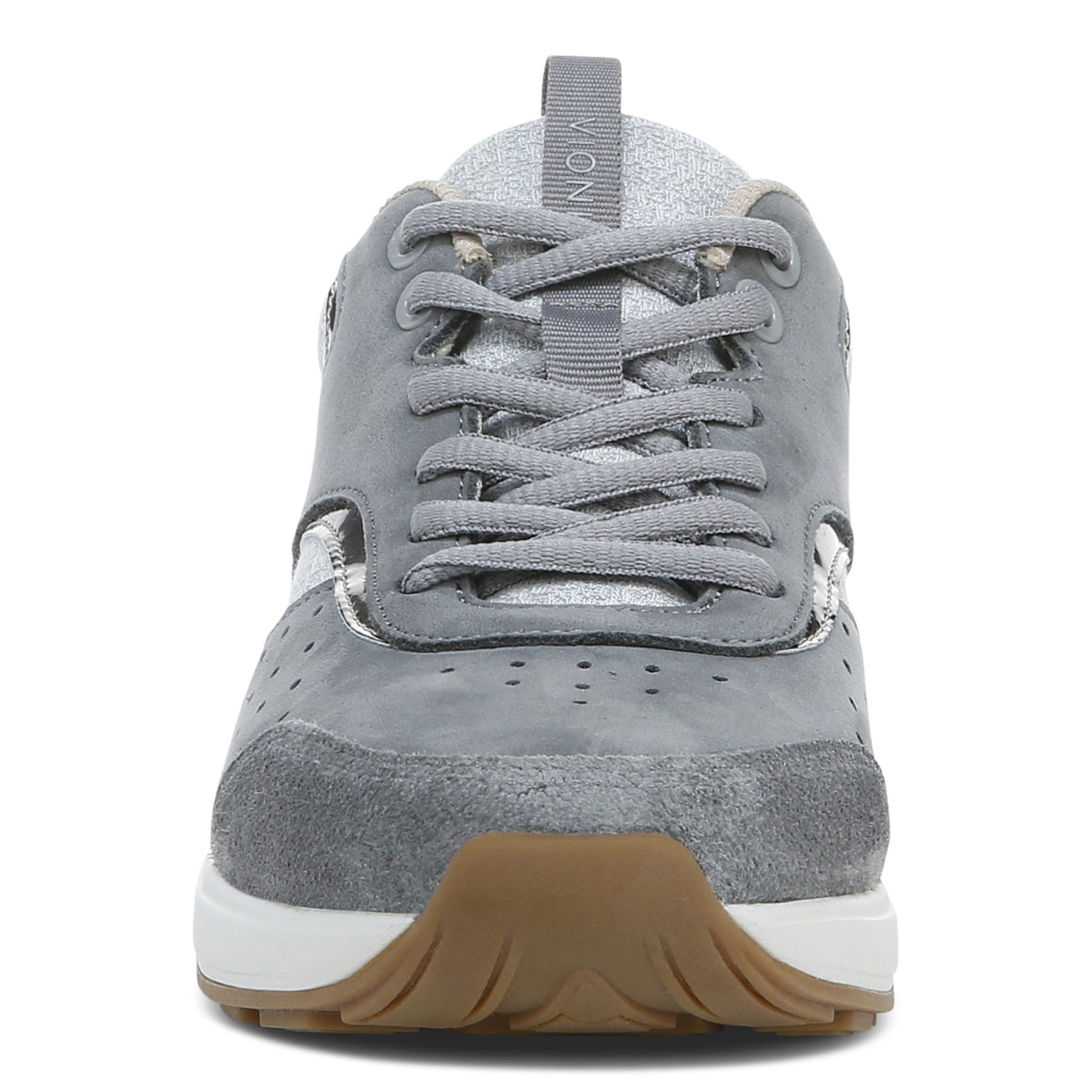 Vionic Nova Womens Oxford/Lace Up Casual - Vapor/Charcoal - Front