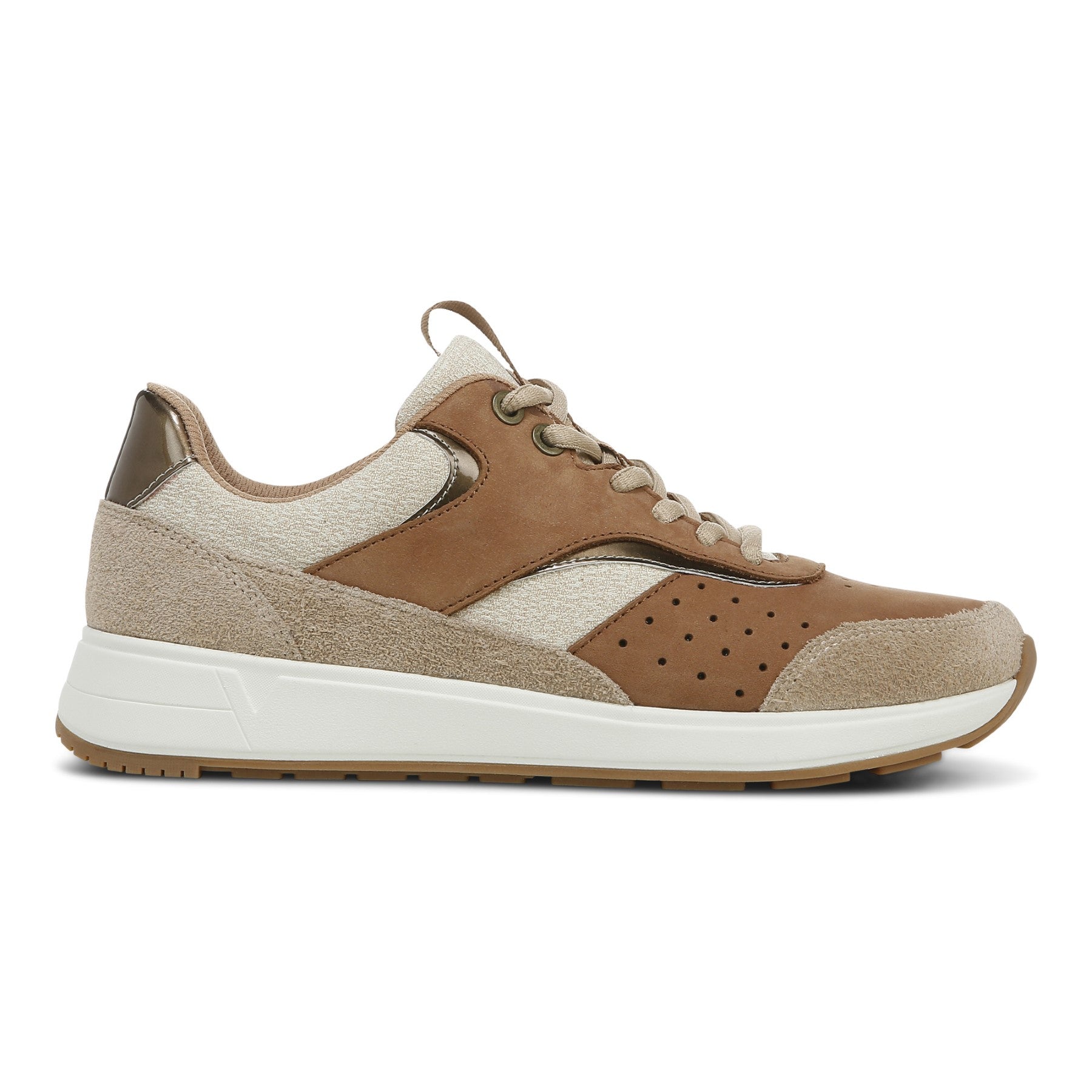 Vionic Nova Womens Oxford/Lace Up Casual - Toffee - Right side