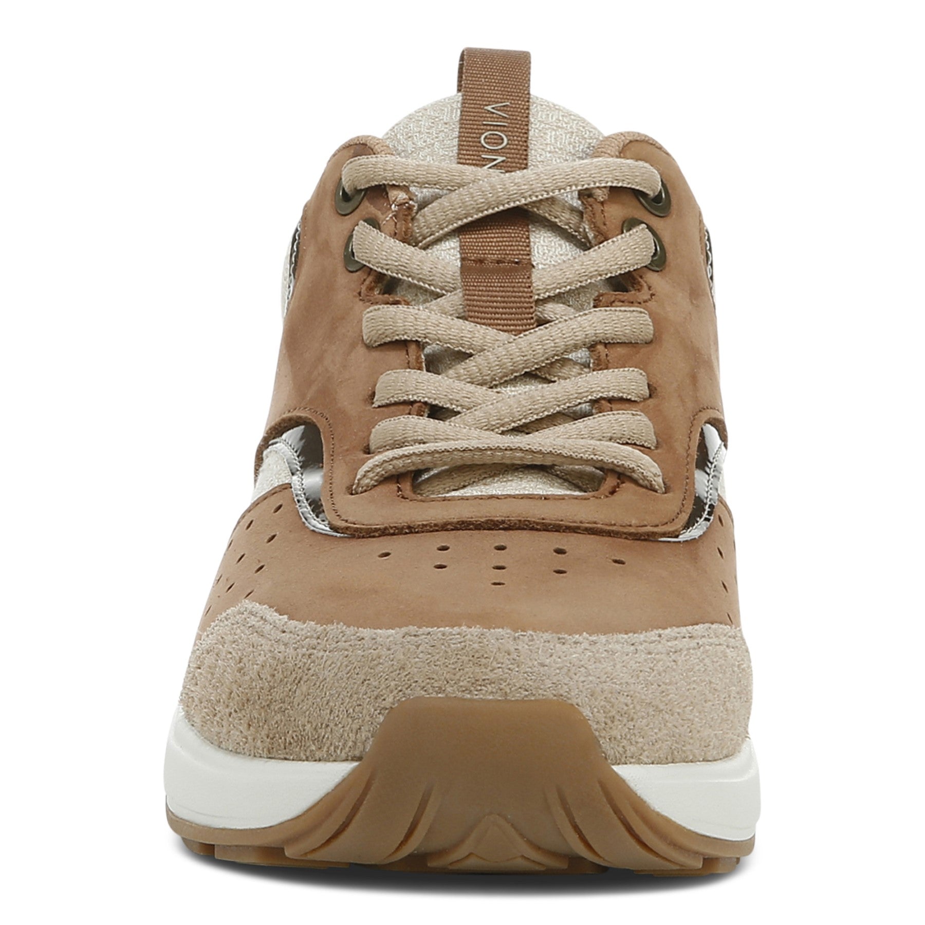Vionic Nova Womens Oxford/Lace Up Casual - Toffee - Front