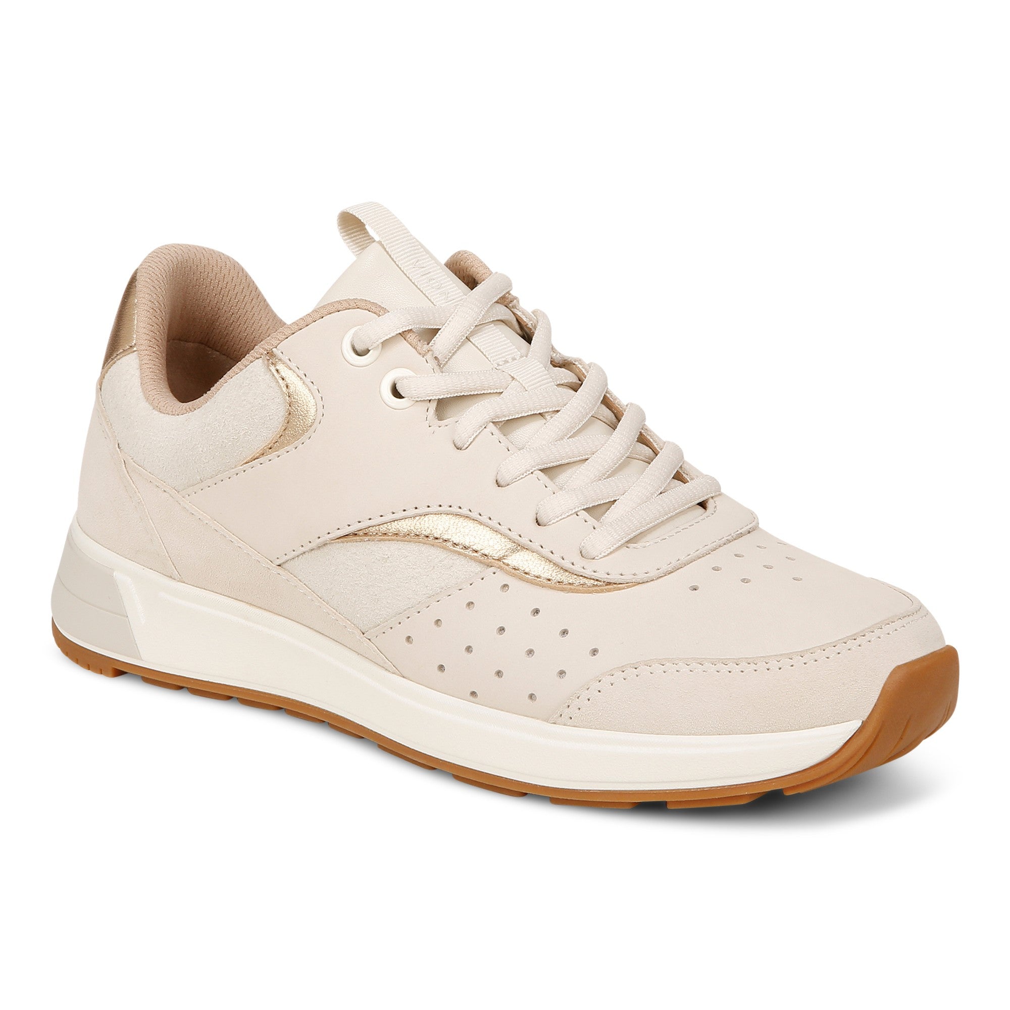 Vionic Nova Women's Athletic Sneaker - Cream - Angle main