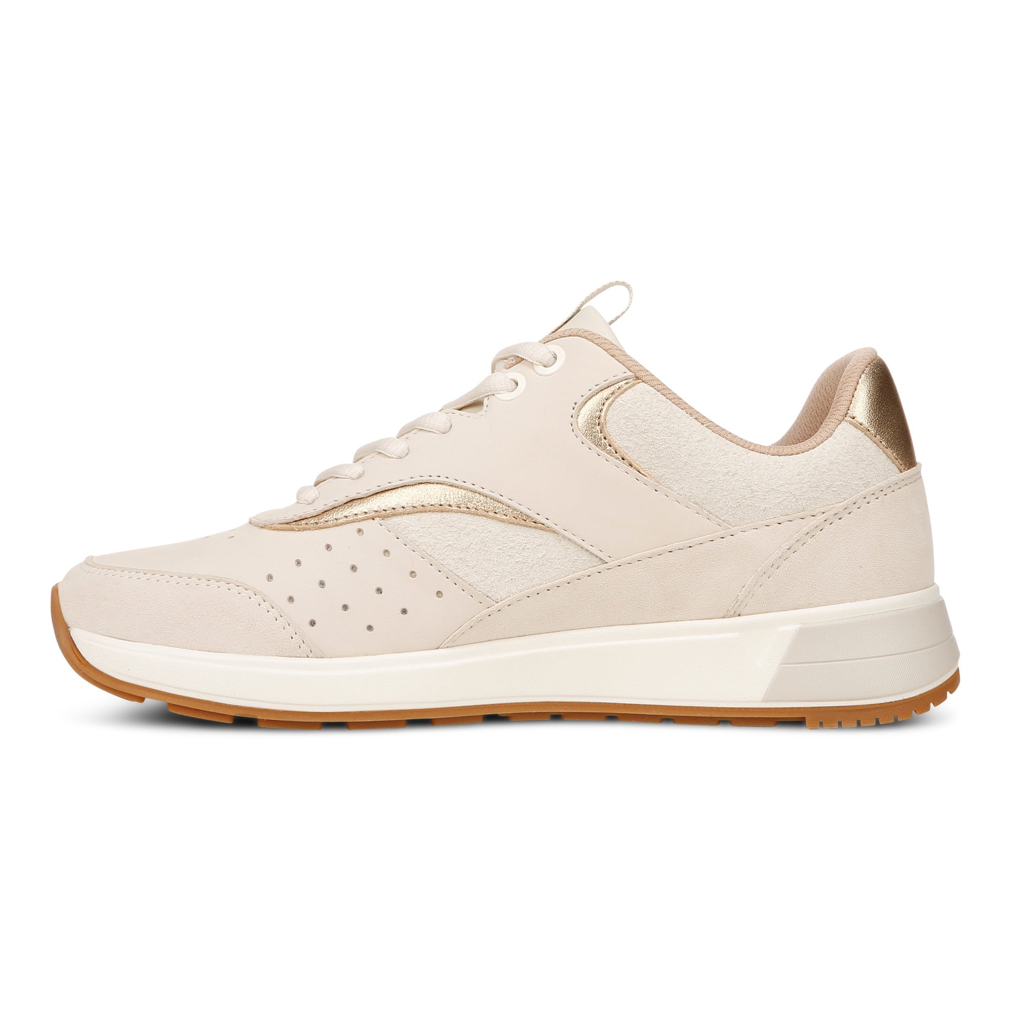 Vionic Nova Women's Athletic Sneaker - Cream - Left Side