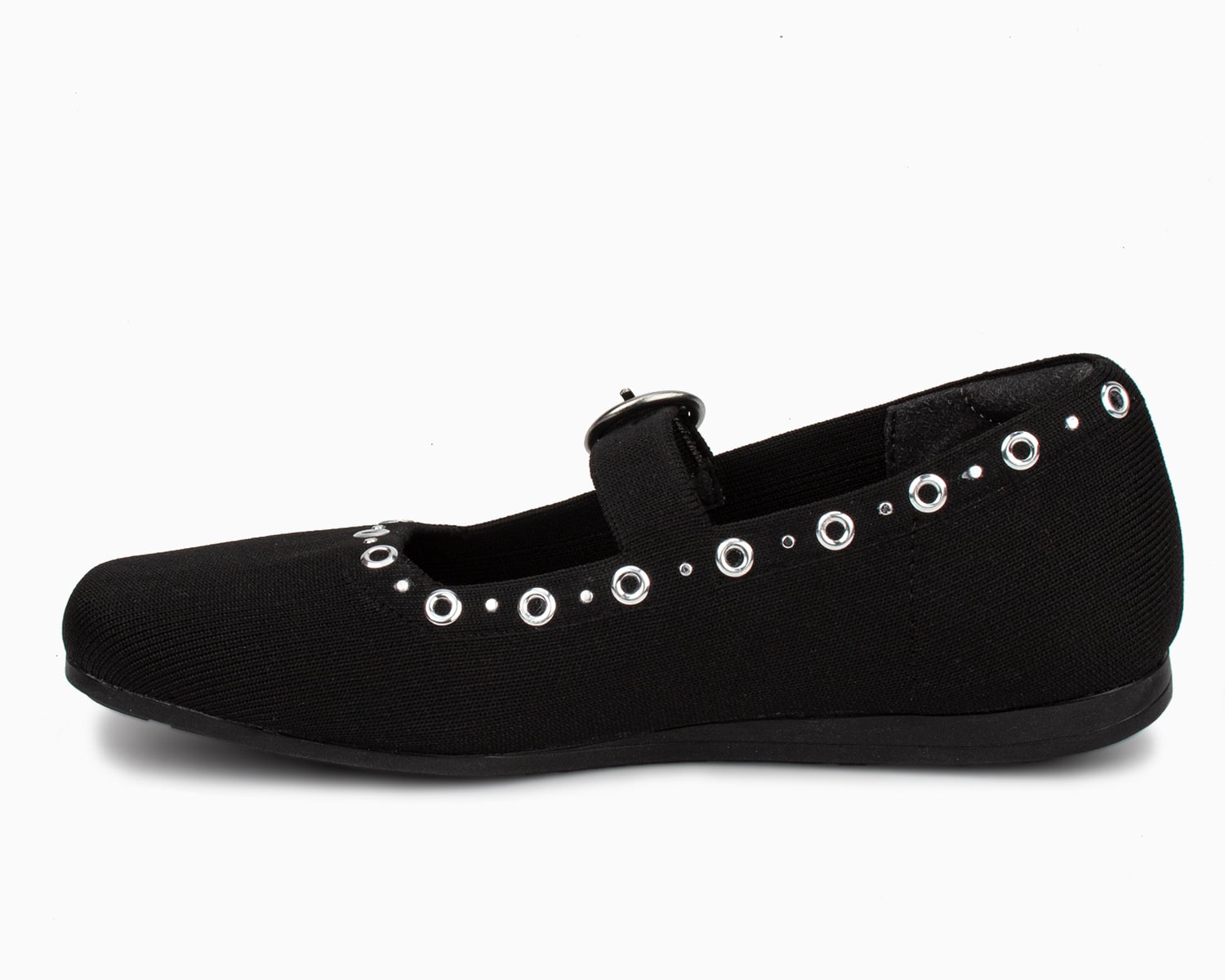 Ros Hommerson Naomi - Black Knit Studs - Inside View