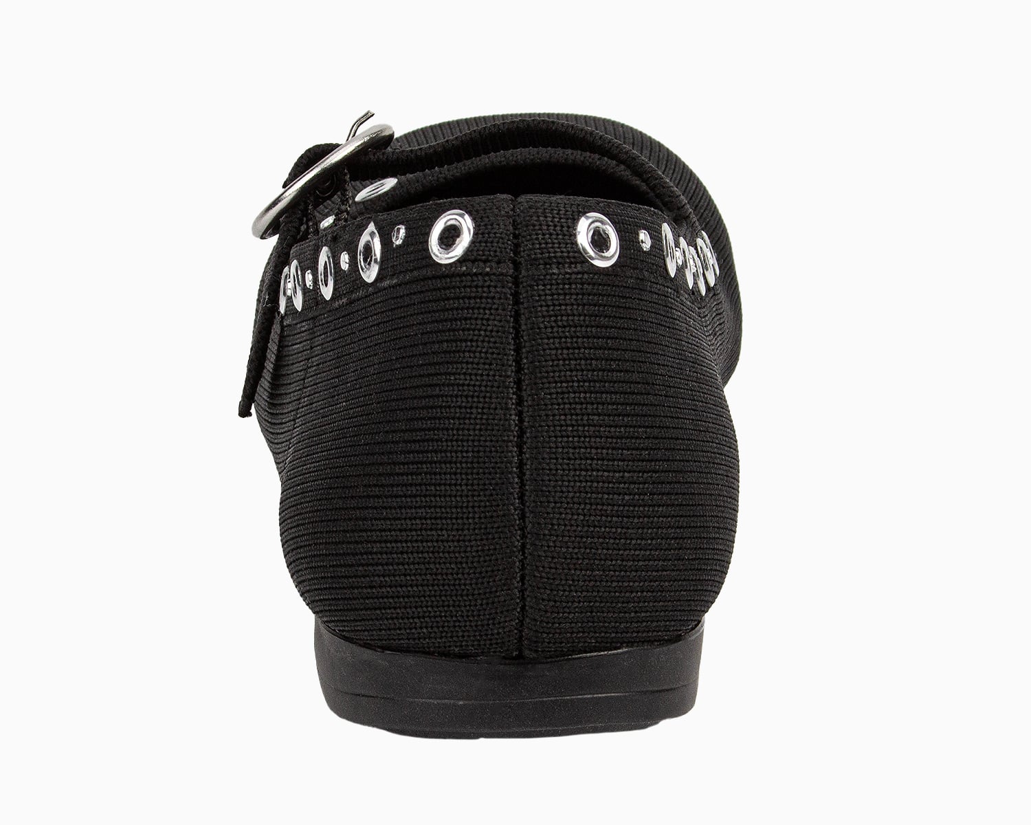Ros Hommerson Naomi - Black Knit Studs - Back View