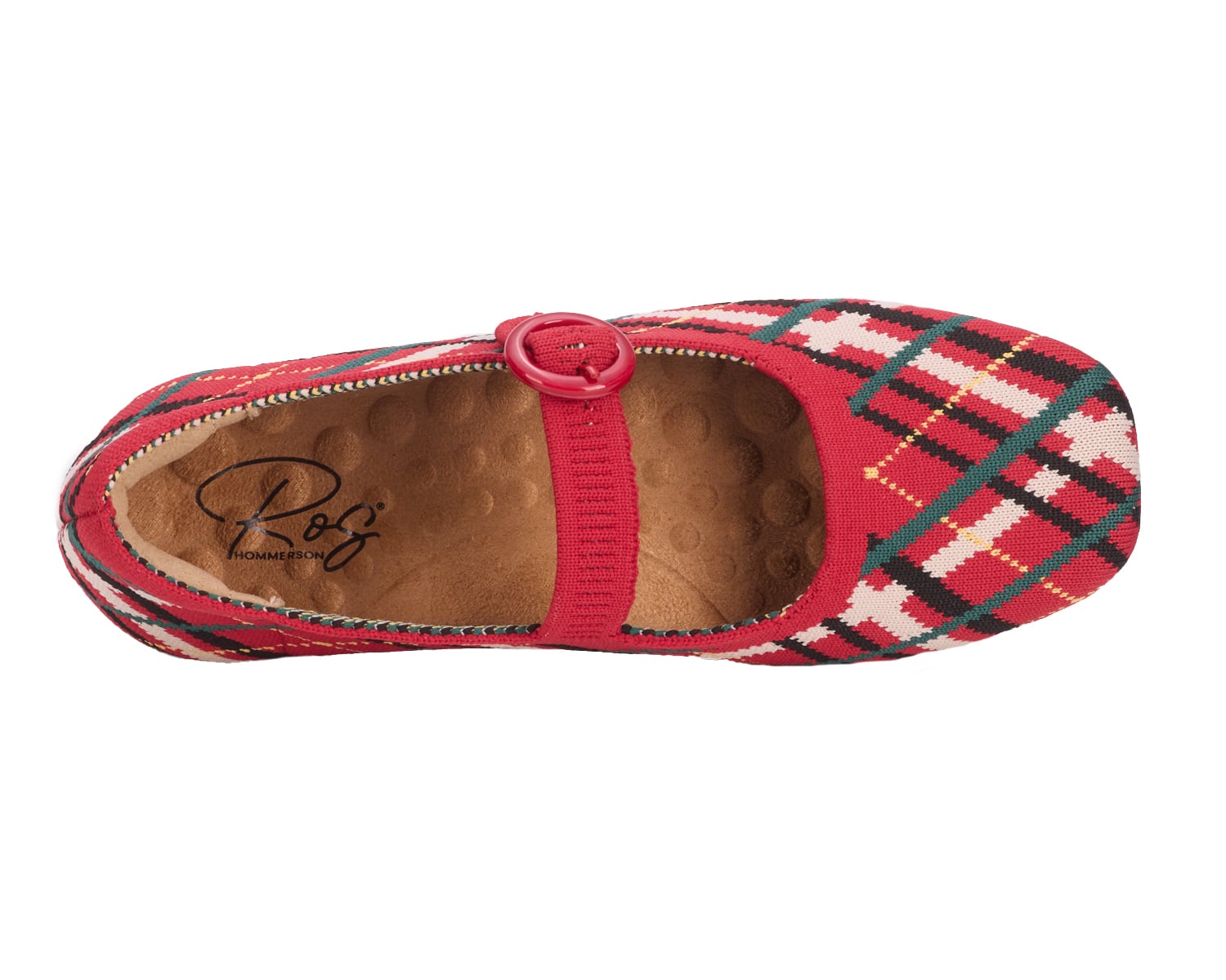 Ros Hommerson Naomi - Tartan Plaid - Sole View