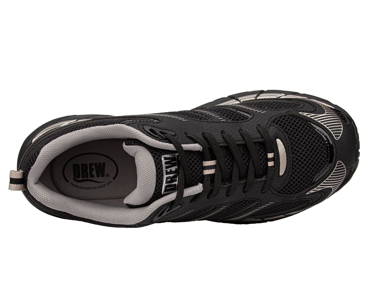 Drew Nicco - Black Silver Combo - Sole View