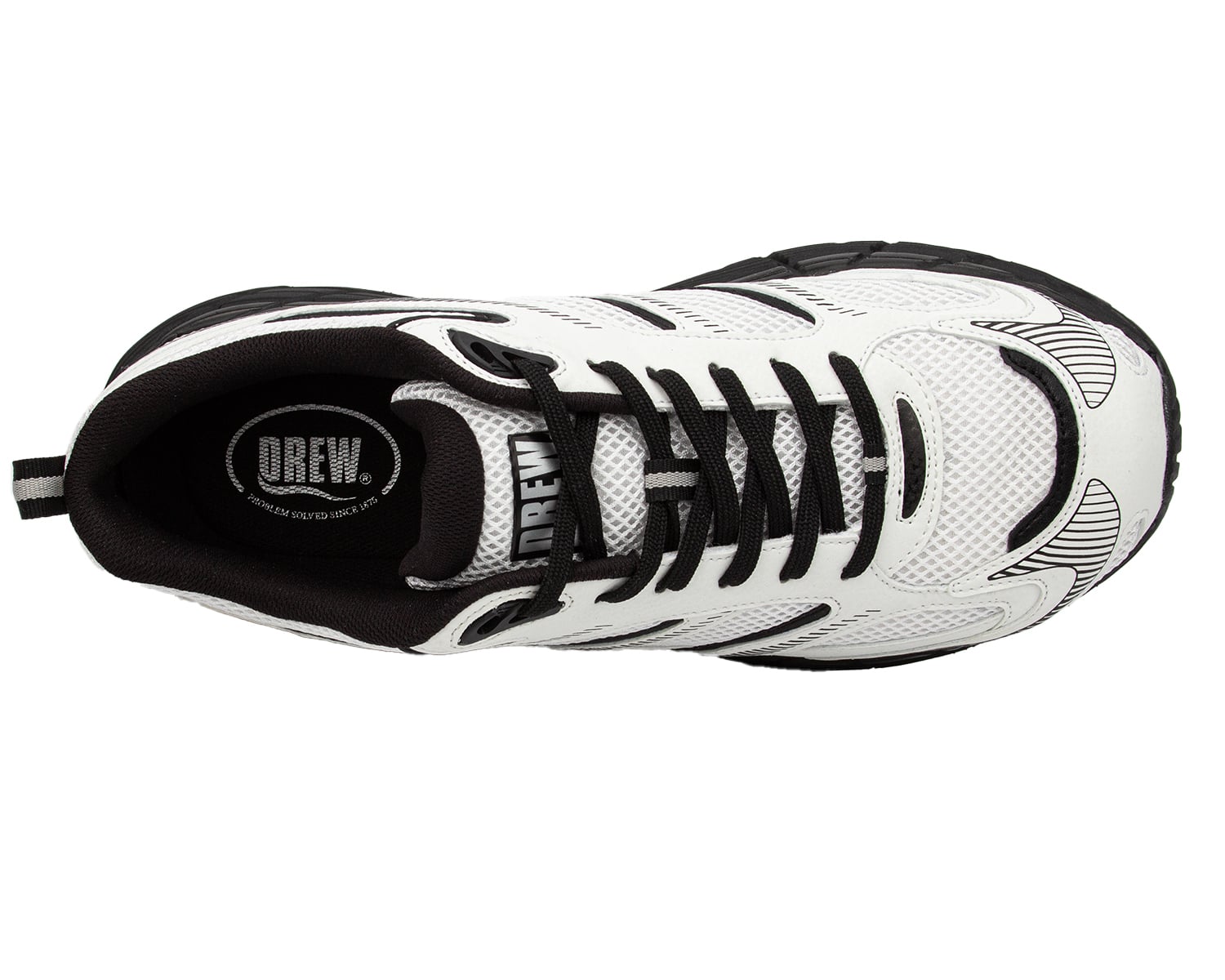 Drew Nicco - White Black Combo - Sole View