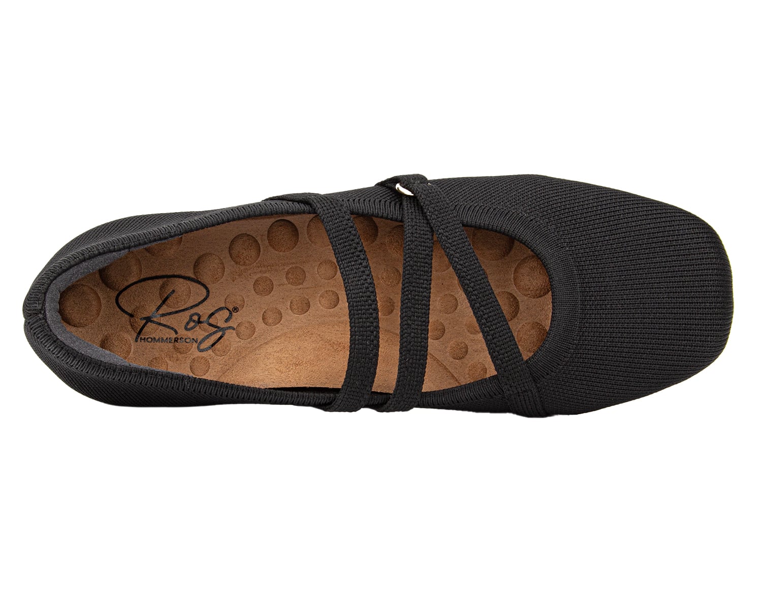 Ros Hommerson Nicolette - Black Knit - Sole View