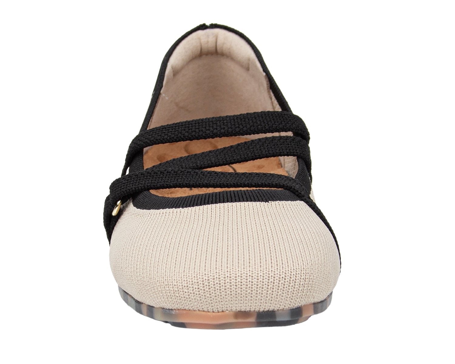 Ros Hommerson Nicolette - Taupe Knit - Front View