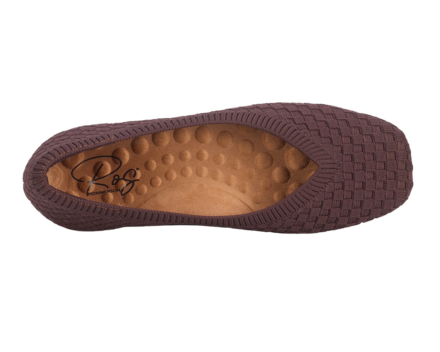 Ros Hommerson Niki - Brown Woven Knit - Sole View