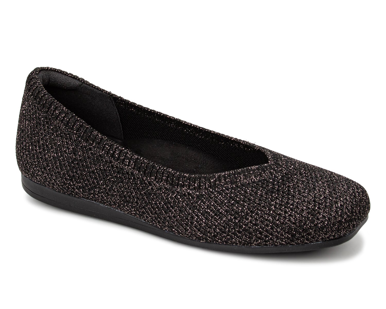 Ros Hommerson Niki - Black Sparkle Knit - Sole View