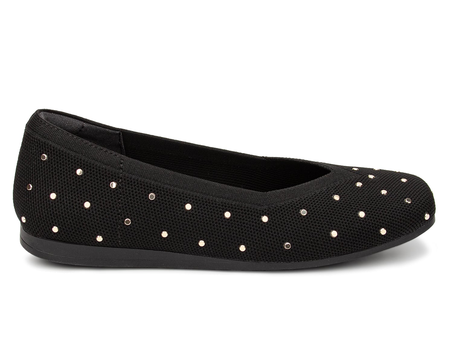 Ros Hommerson Niki - Black Knit Studs - Outside View