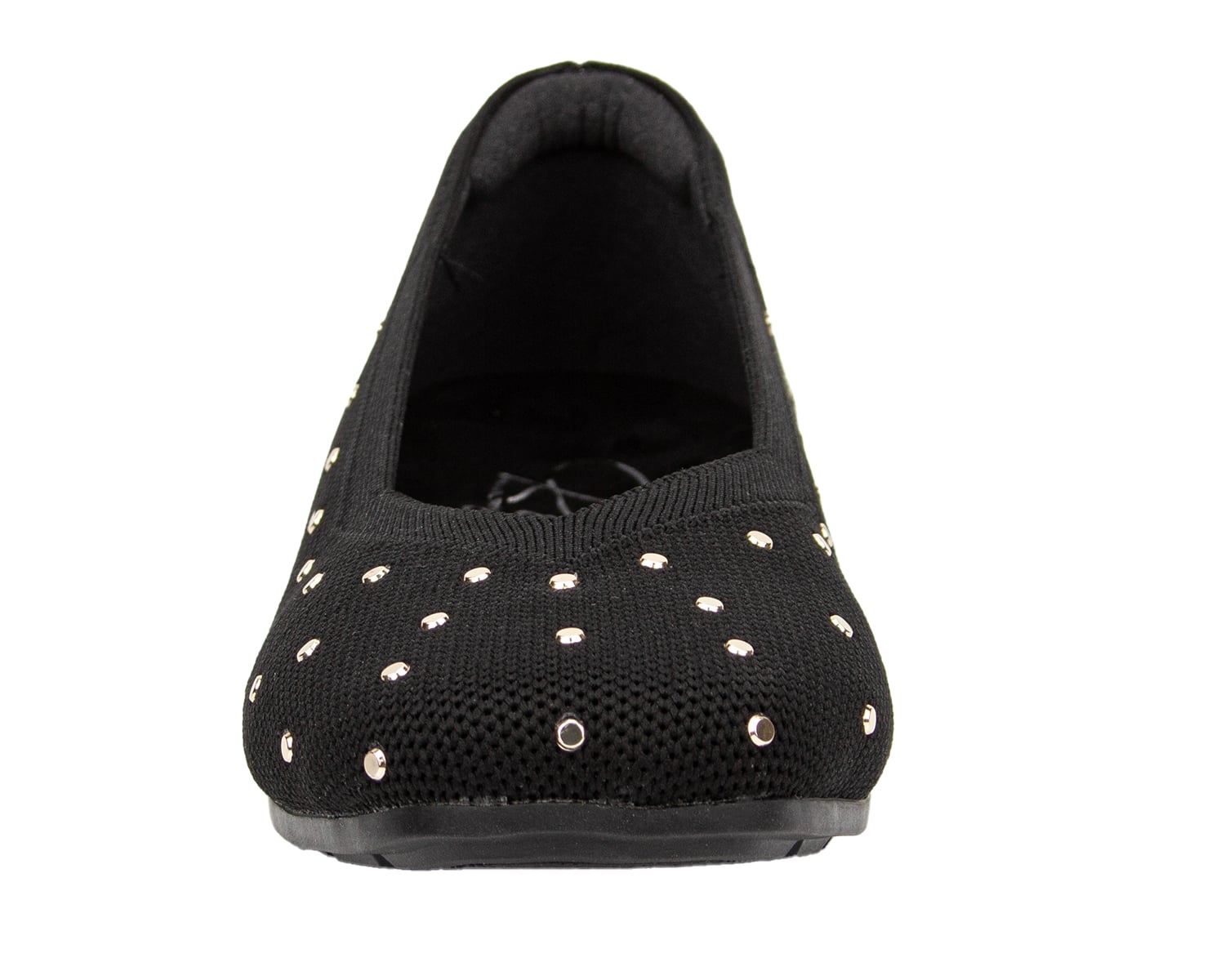 Ros Hommerson Niki - Black Knit Studs - Front View