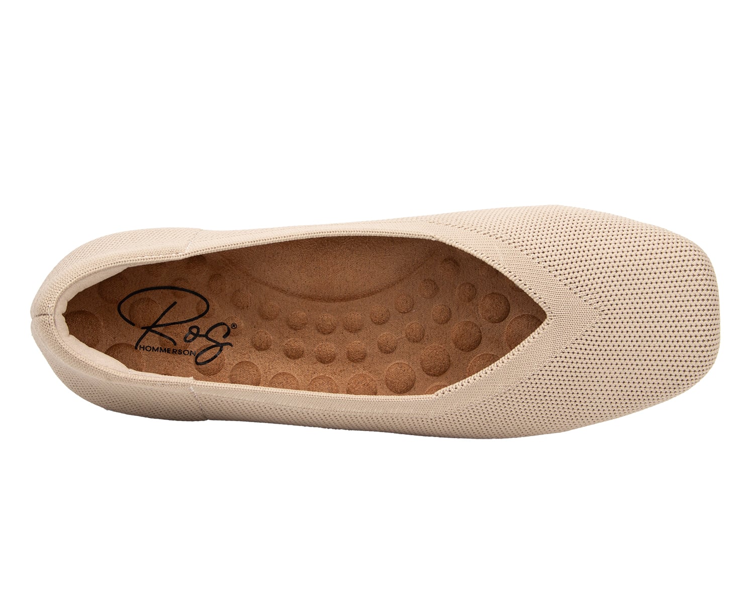 Ros Hommerson Niki - Taupe Knit - Sole View