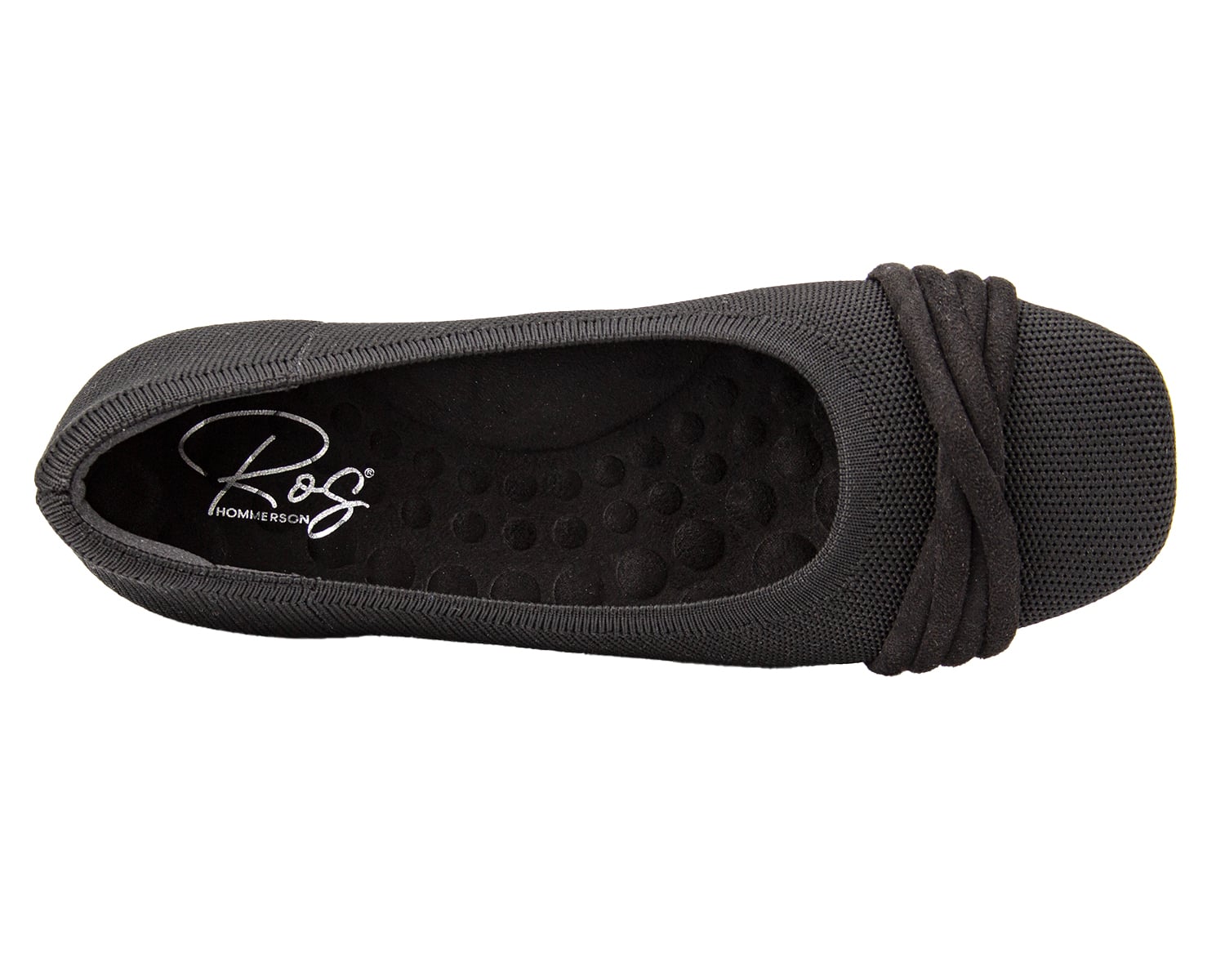 Ros Hommerson Nissa - Black Knit - Sole View