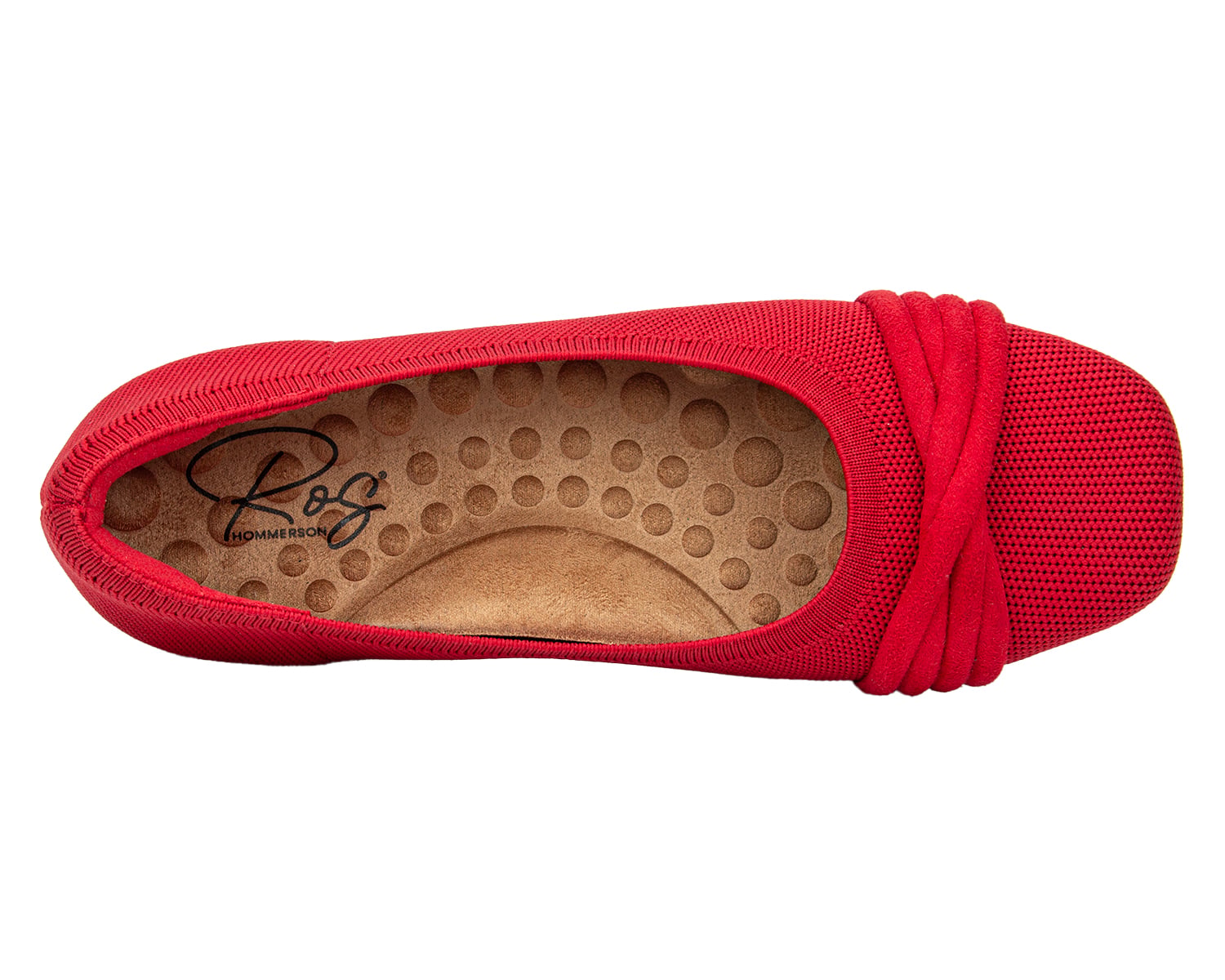 Ros Hommerson Nissa - Red Knit - Sole View