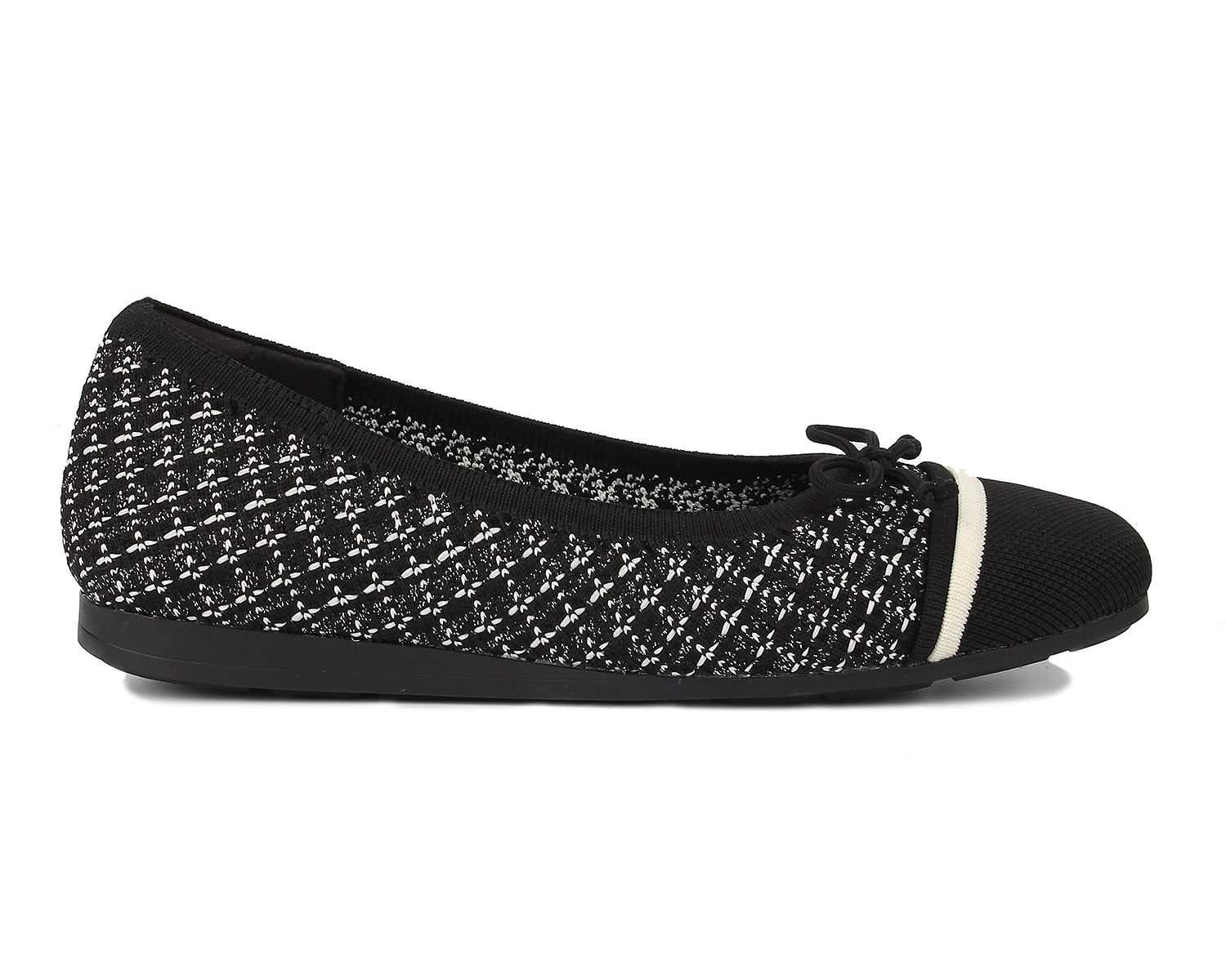 Ros Hommerson Noelle - Black Sparkle Knit - Outside View