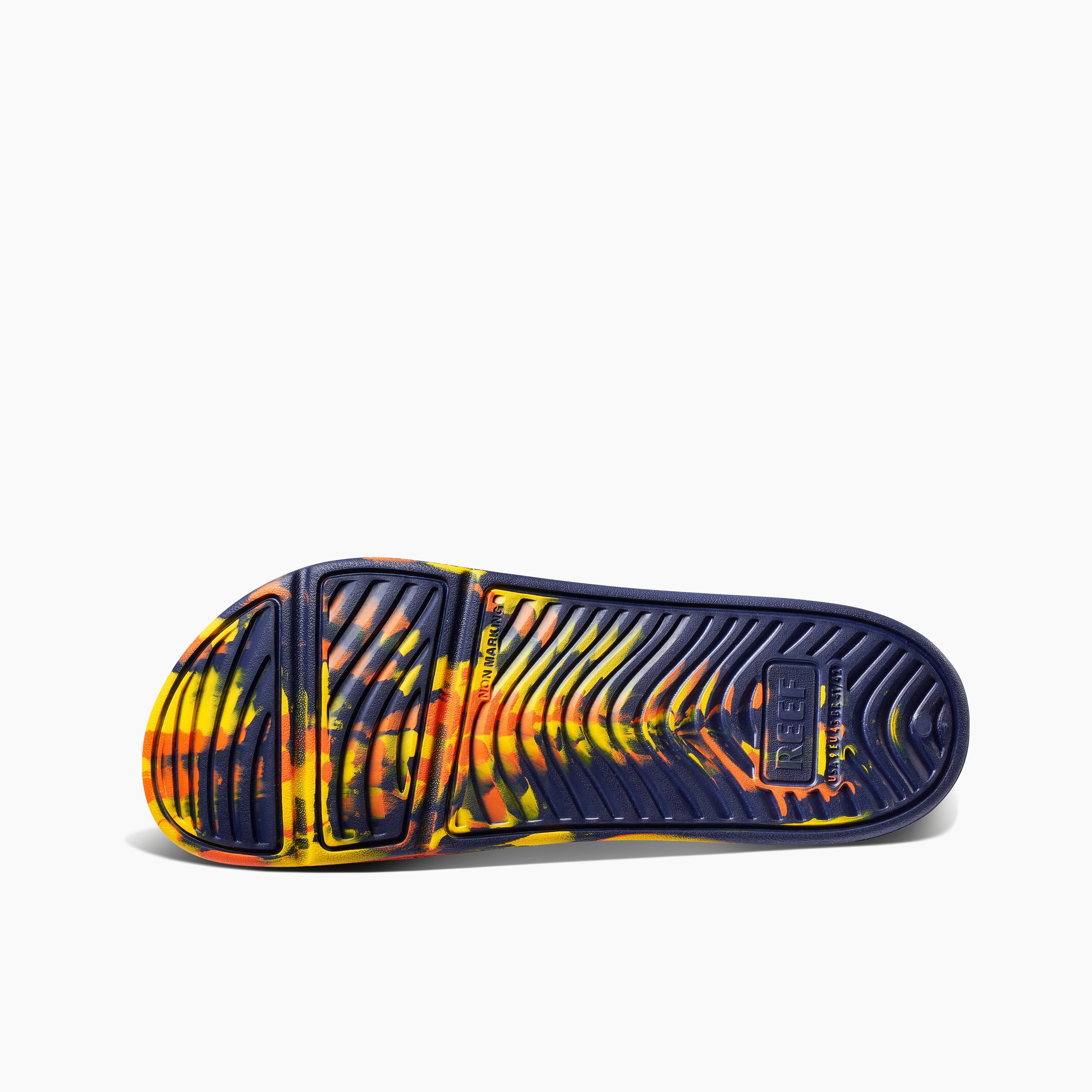 Reef Oasis Double Up Men\'s Water Friendly Sandals - Navy Sunset - Sole