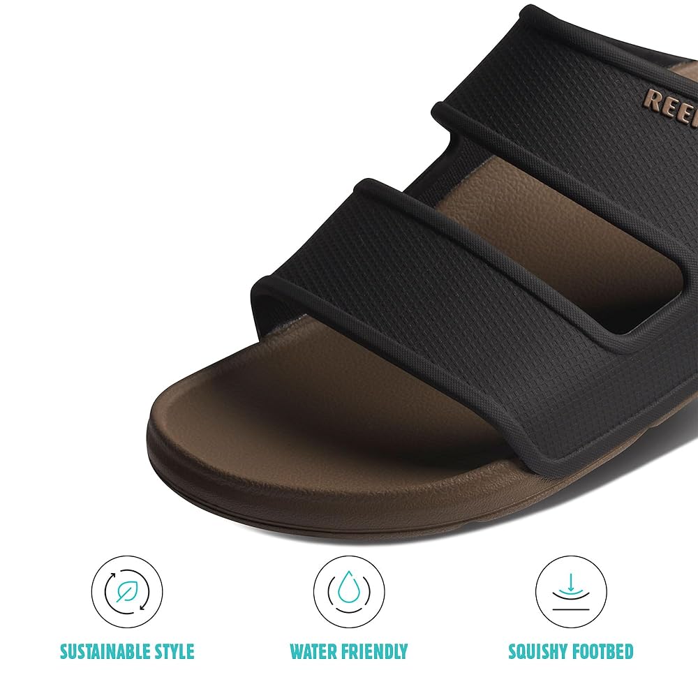 Reef Oasis Double Up Men's Water Friendly Sandals - Fossil/black