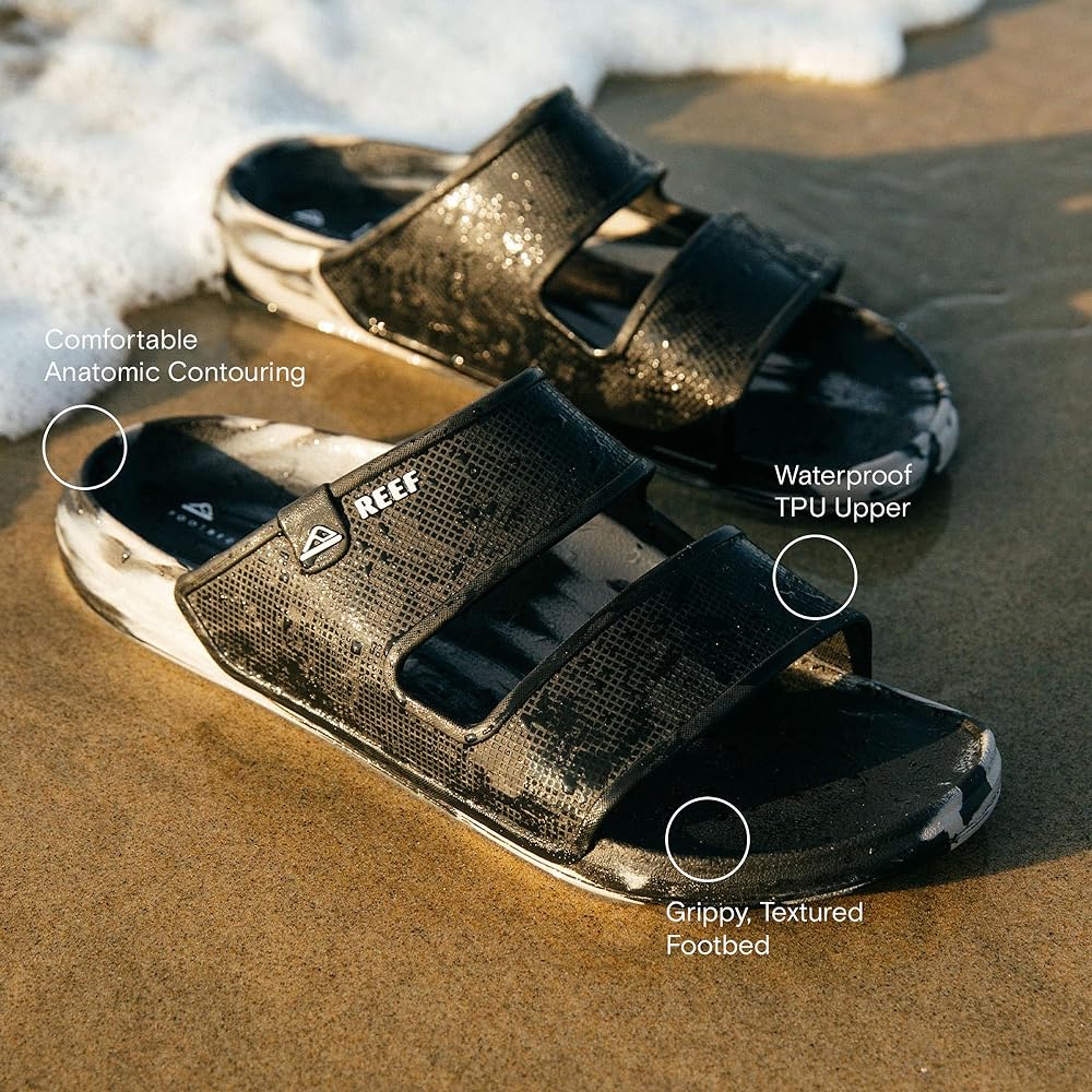 Reef Oasis Double Up Men's Water Friendly Sandals - Fossil/black
