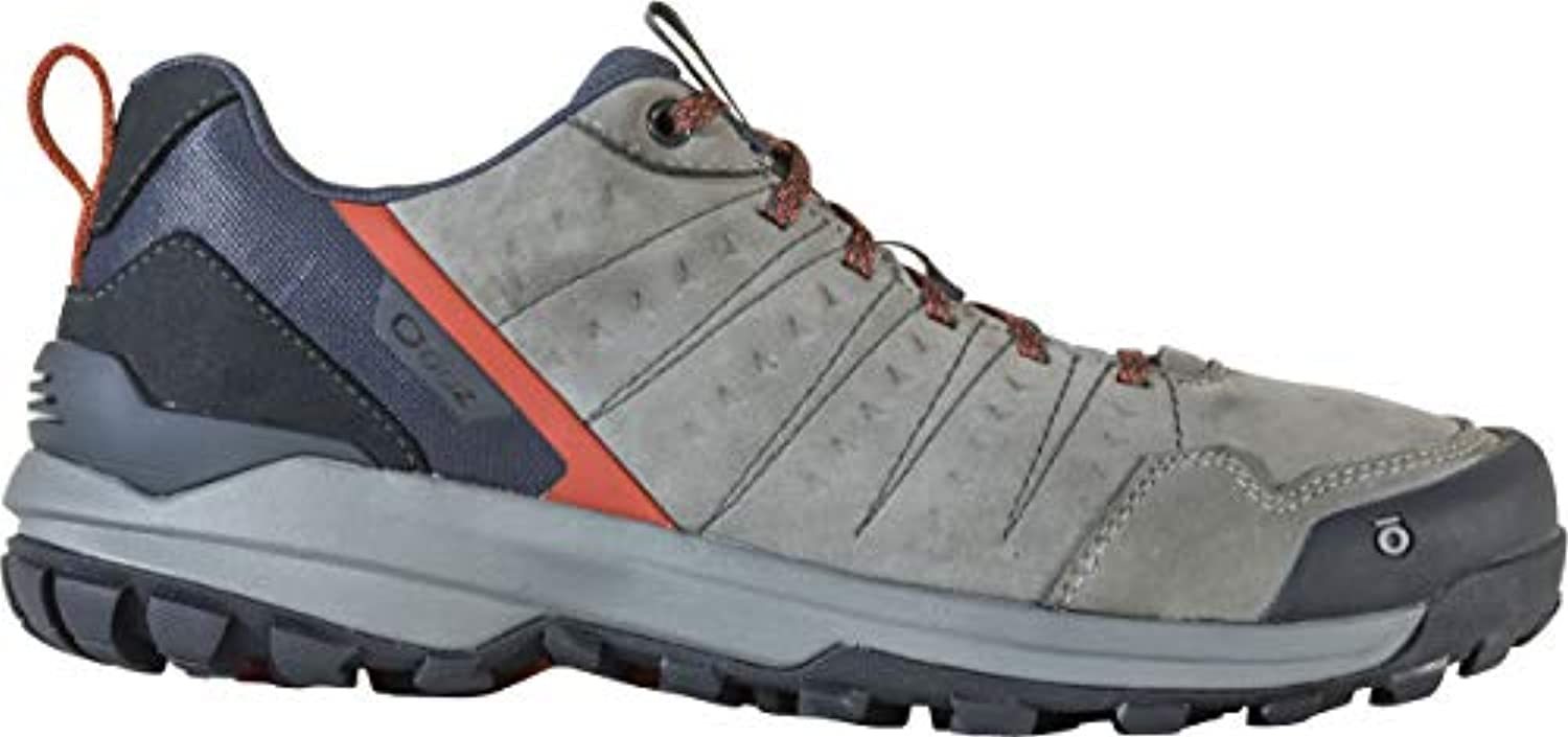 Oboz Sypes Low Leather Waterproof Men's Shoe - Steel