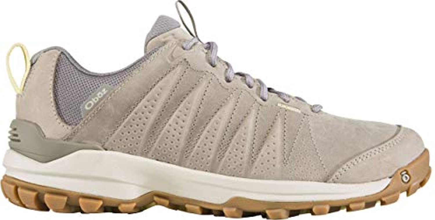 Oboz Sypes Low Leather Waterproof Women's Shoe - Gravel