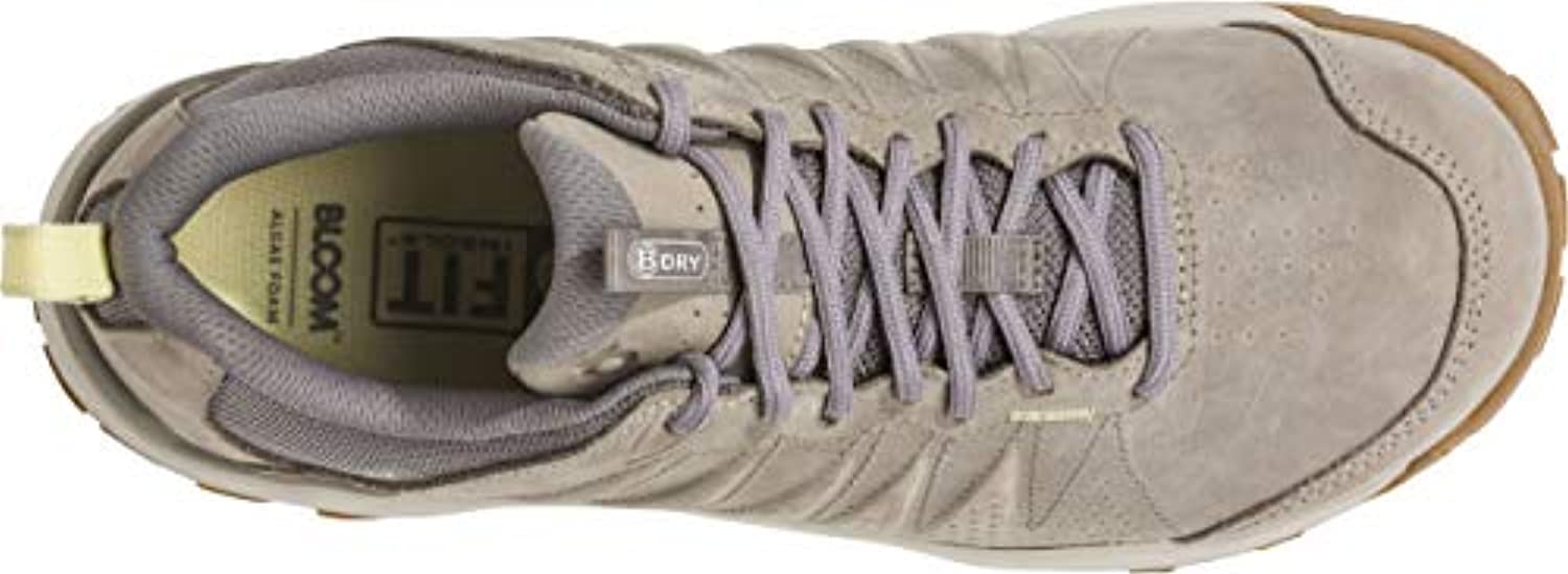 Oboz Sypes Low Leather Waterproof Women's Shoe - Gravel