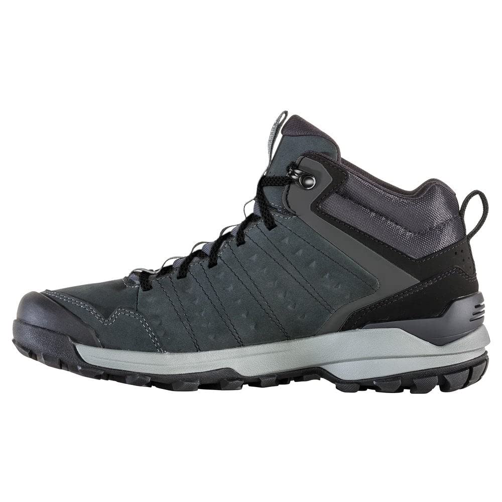 Oboz Sypes Mid Leather Waterproof Men's Boot - Dark Shadow