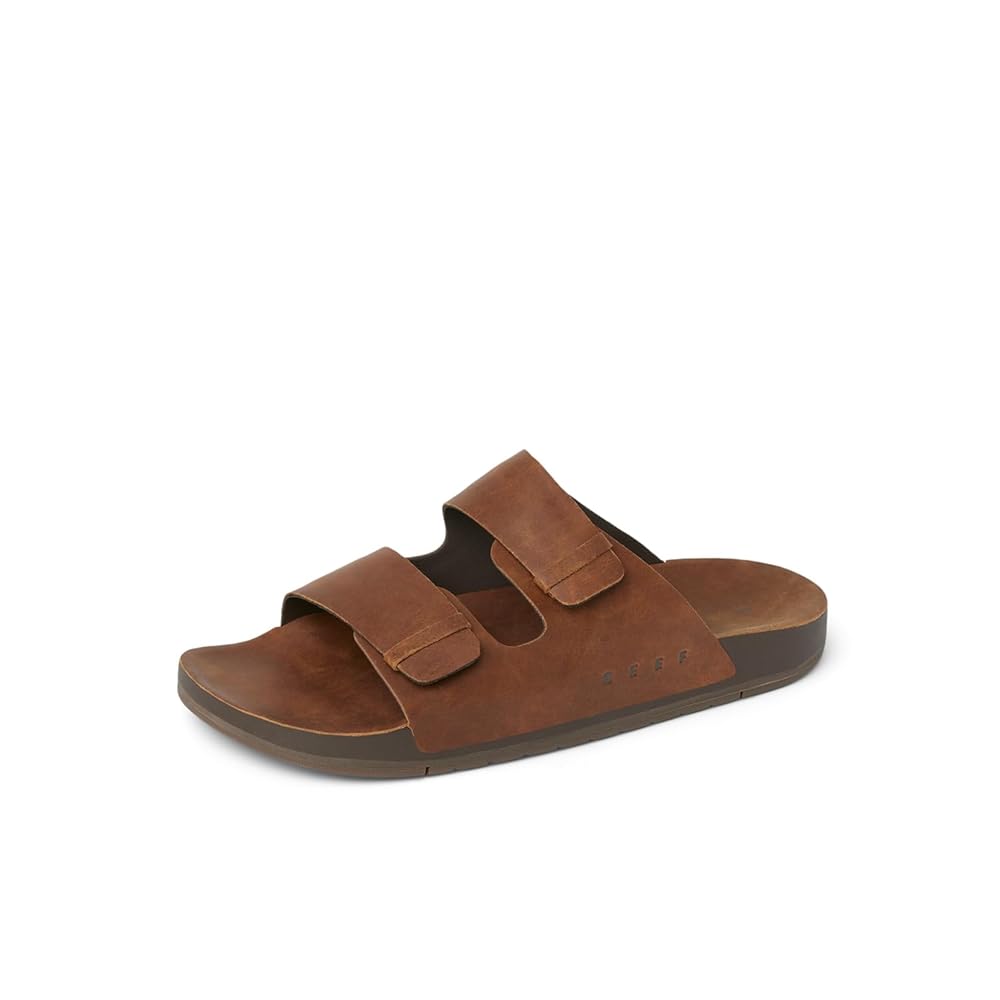 Reef Ojai Two Bar Men's Sandals in Dark Brown