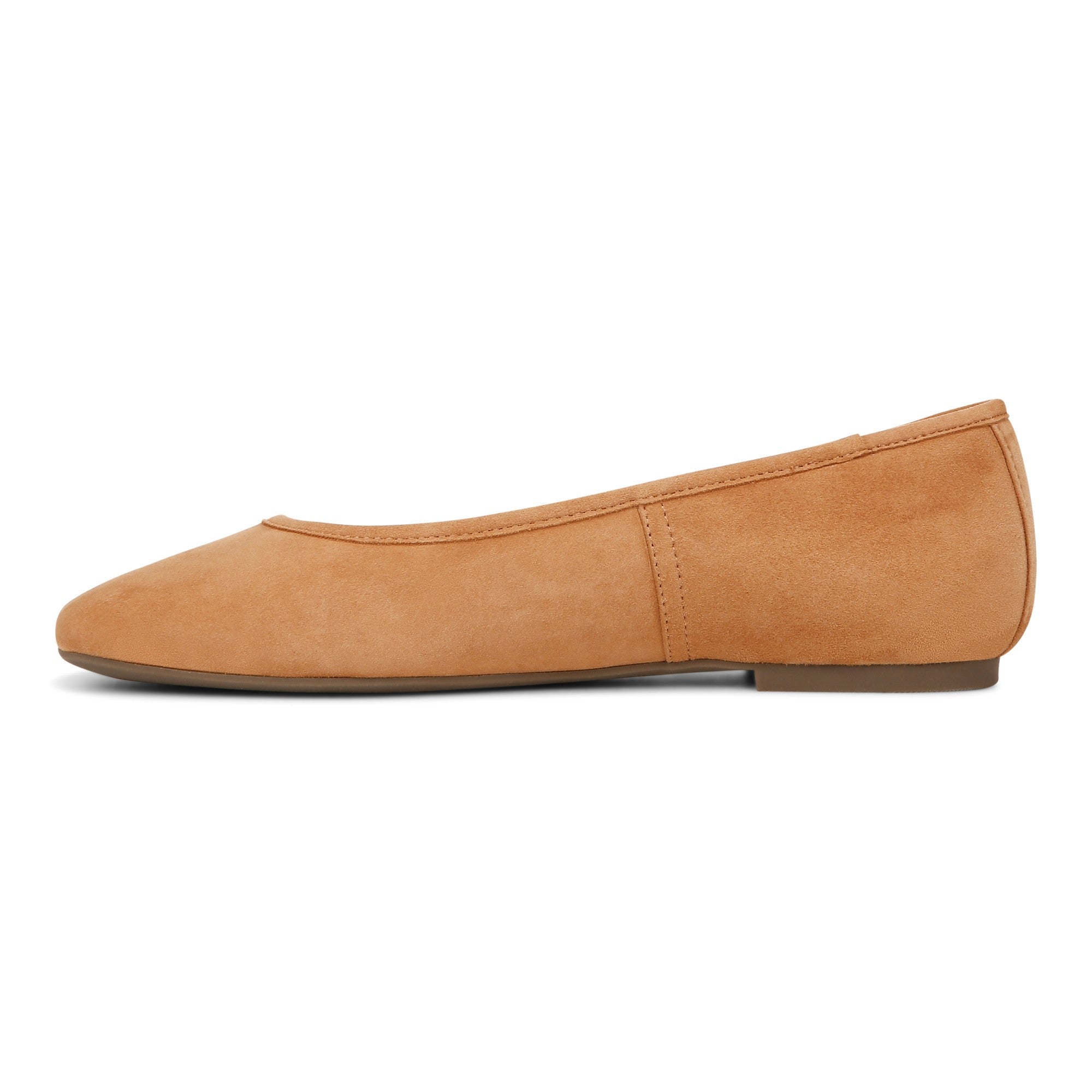Vionic Orinda Women's Square Toe Ballet Flat - Camel - ORINDA-I8688L2200-CAMEL-5l-med