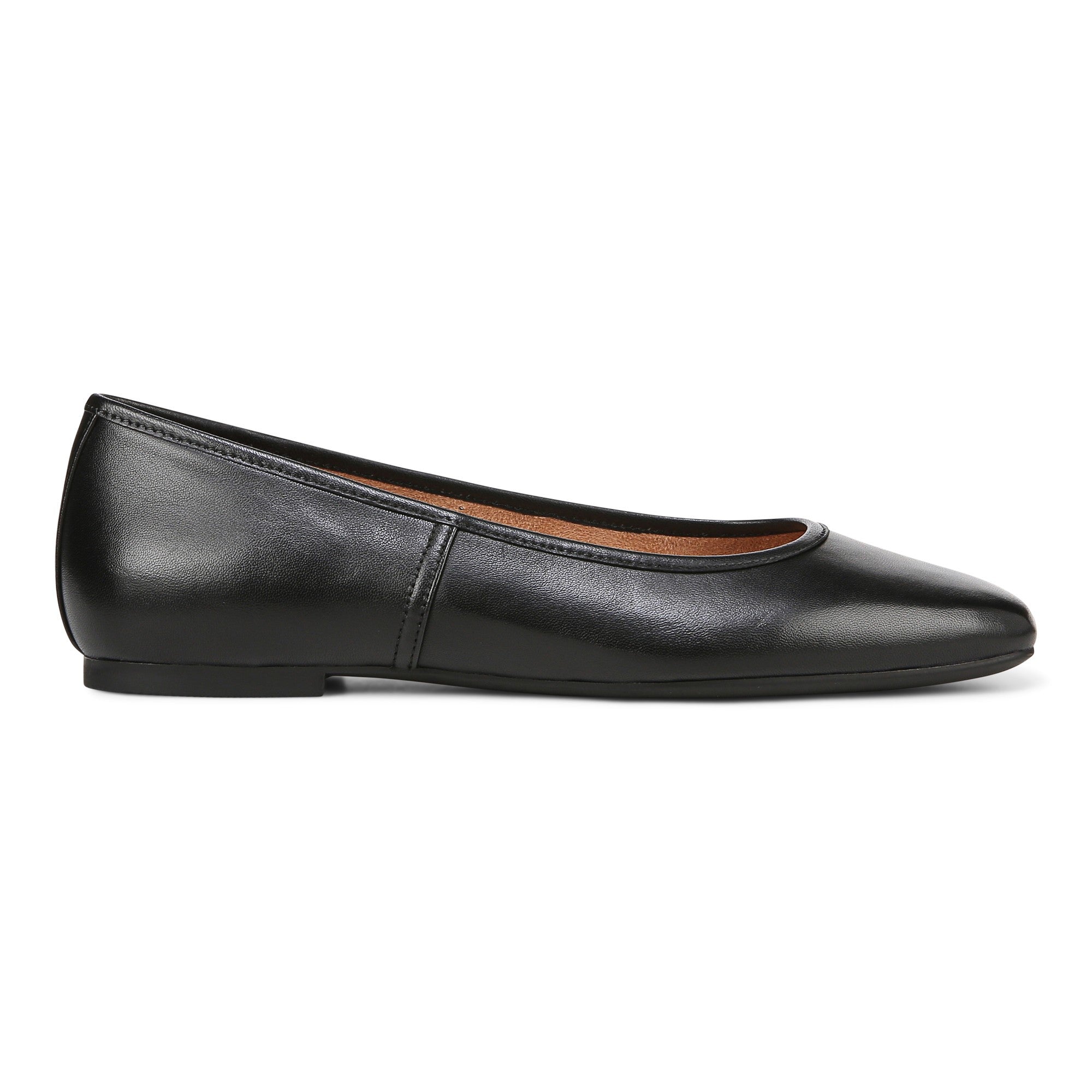 Vionic Orinda Women's Square Toe Ballet Flat - Black - Right side