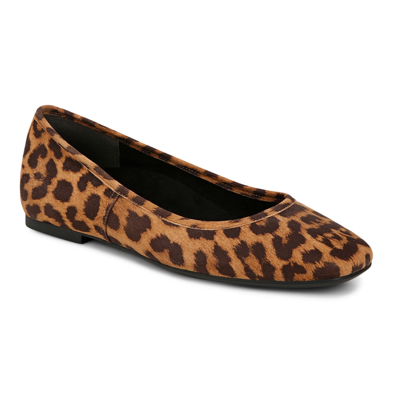Vionic Orinda Women's Square Toe Ballet Flat in Tan