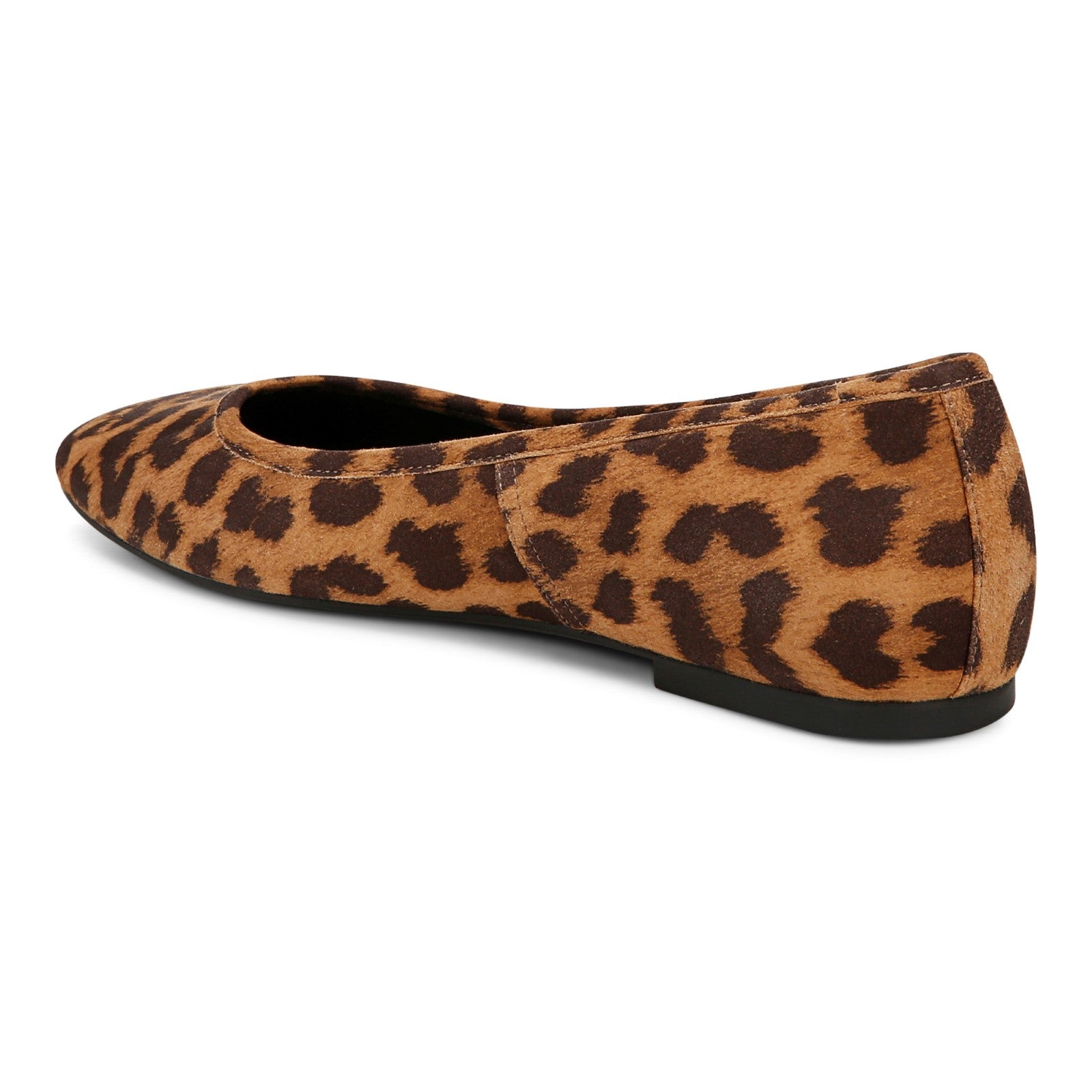 Vionic Orinda Women's Square Toe Ballet Flat - Tan - Back angle